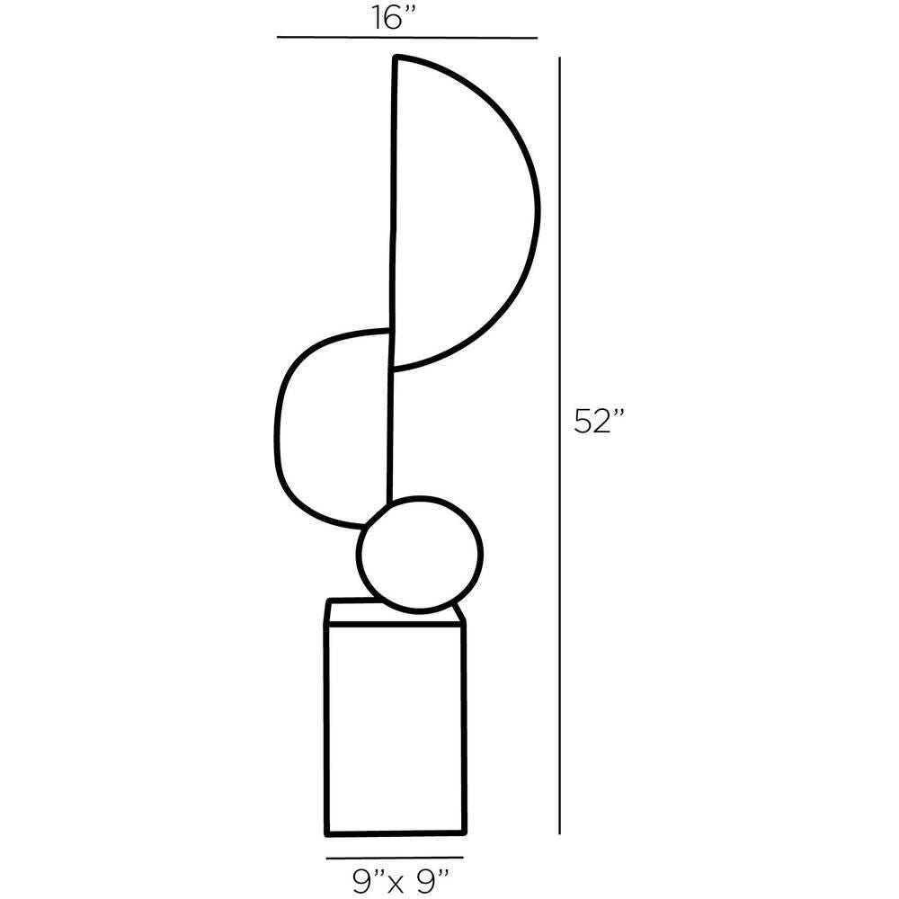 Hiroshi 52 Inch Sculpture by Arteriors Home