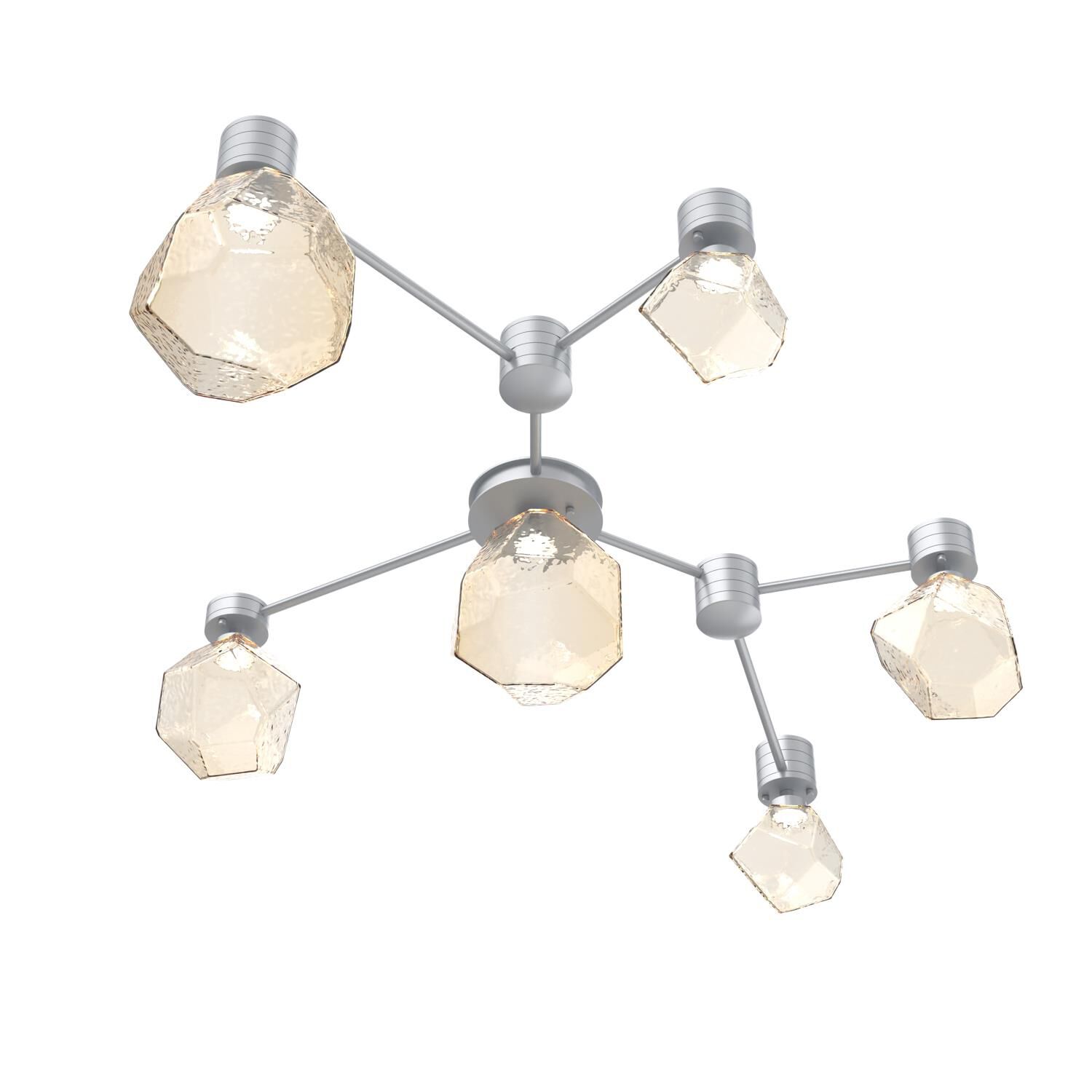 Levi Wilson Gem 38 Inch Semi Flush Mount by Hammerton Studio