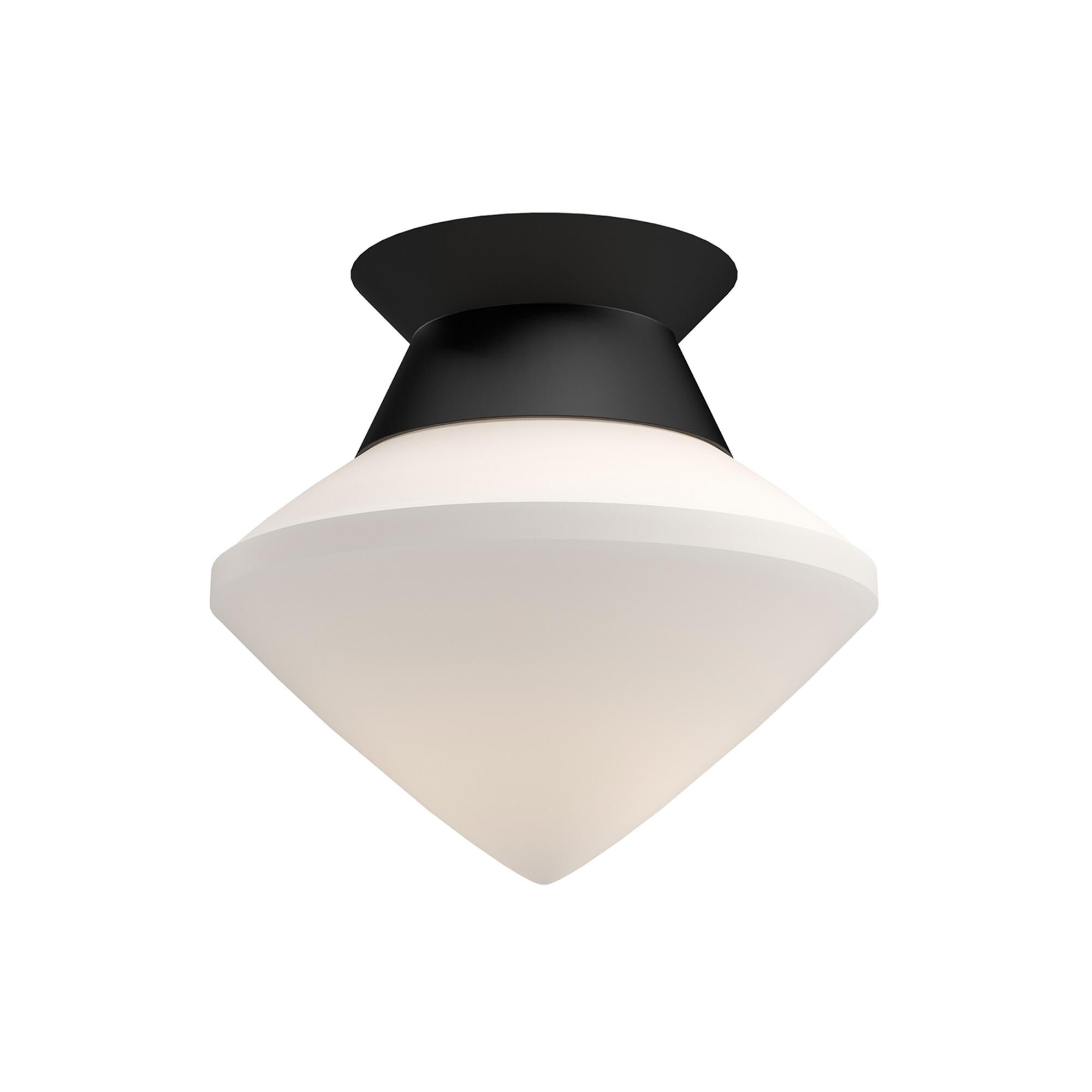 Shown in Matte Black finish and Opal Matte glass