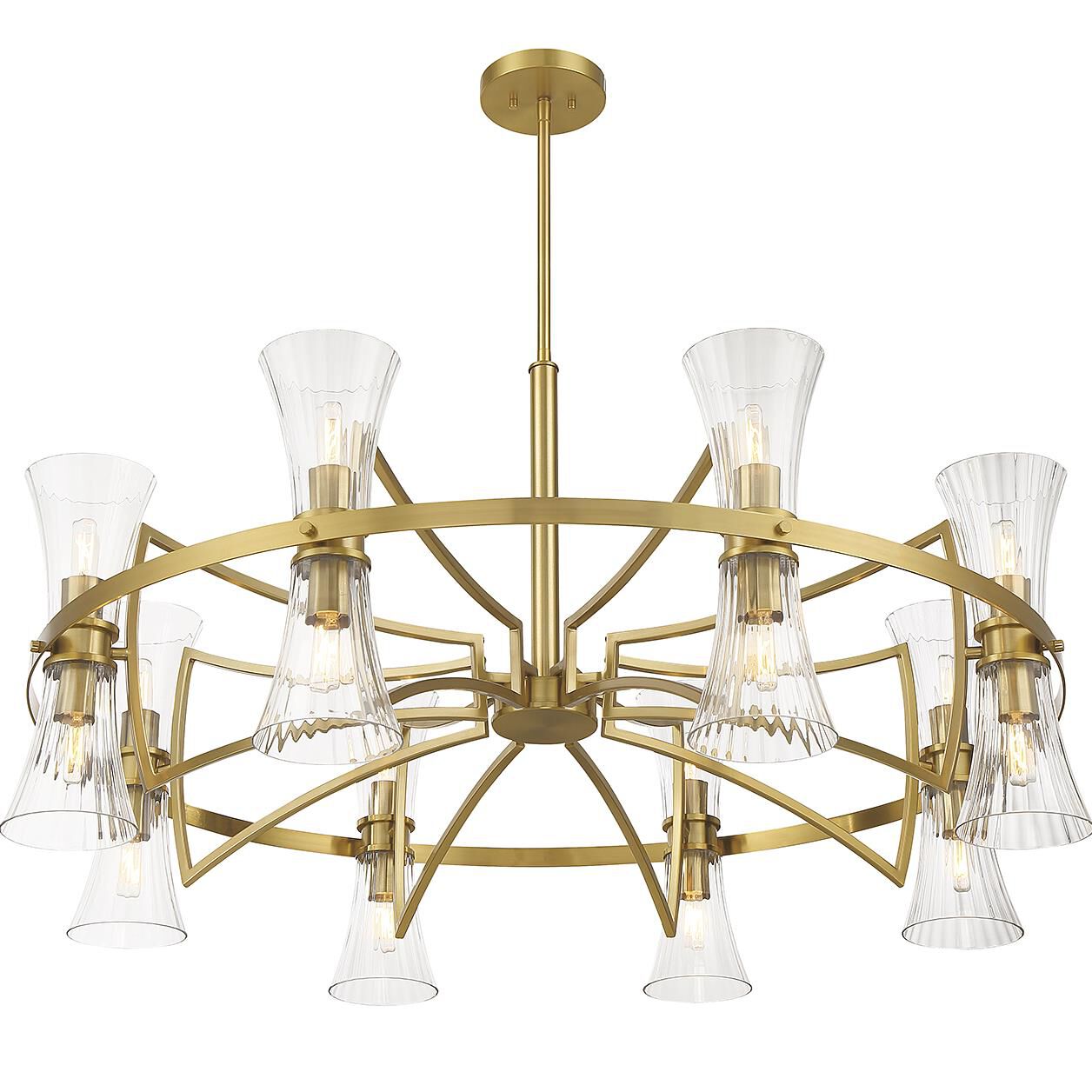 Bennington 45 Inch 16 Light Chandelier by Savoy House