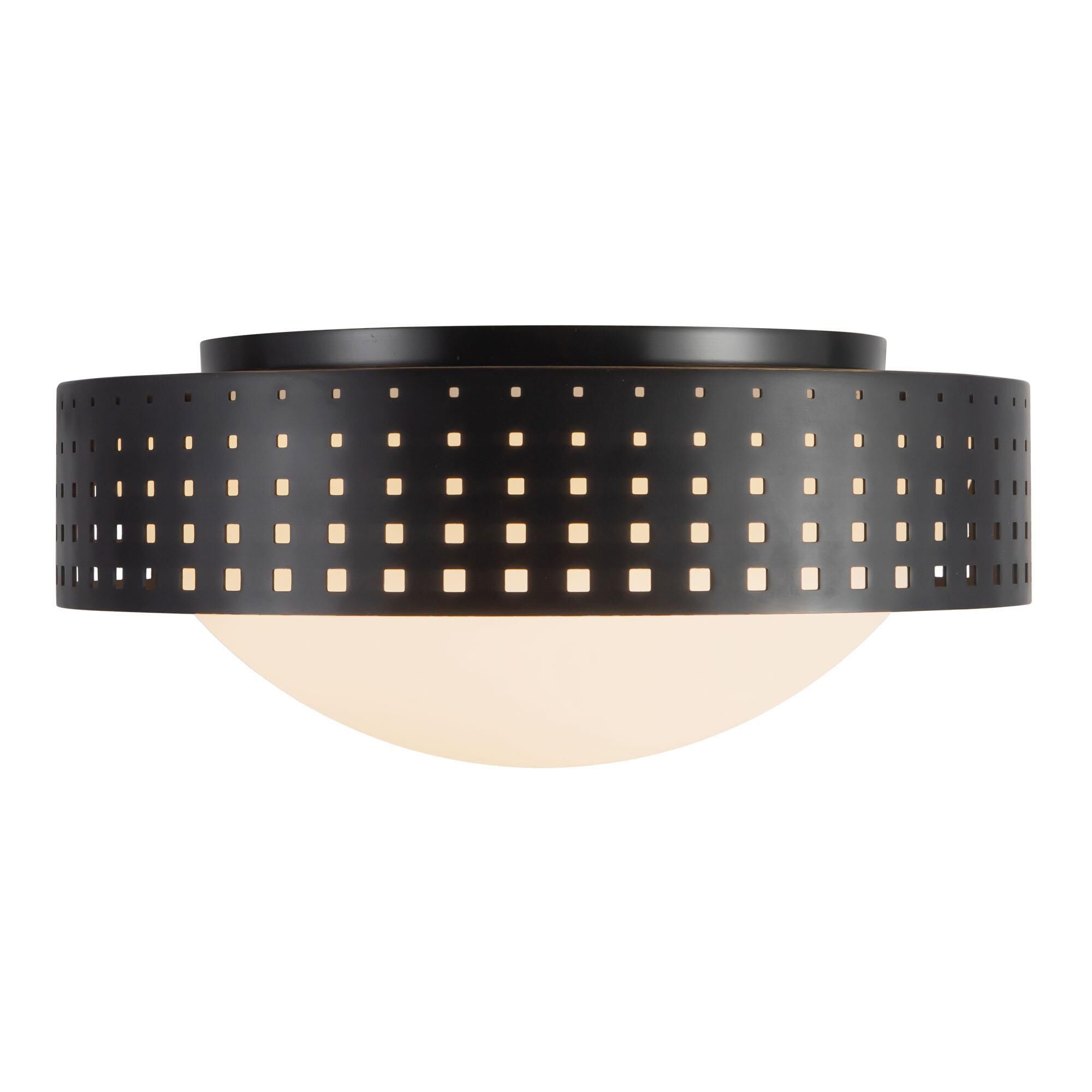 Shown in Urban Bronze finish and Clear Exterior Opal Interior glass