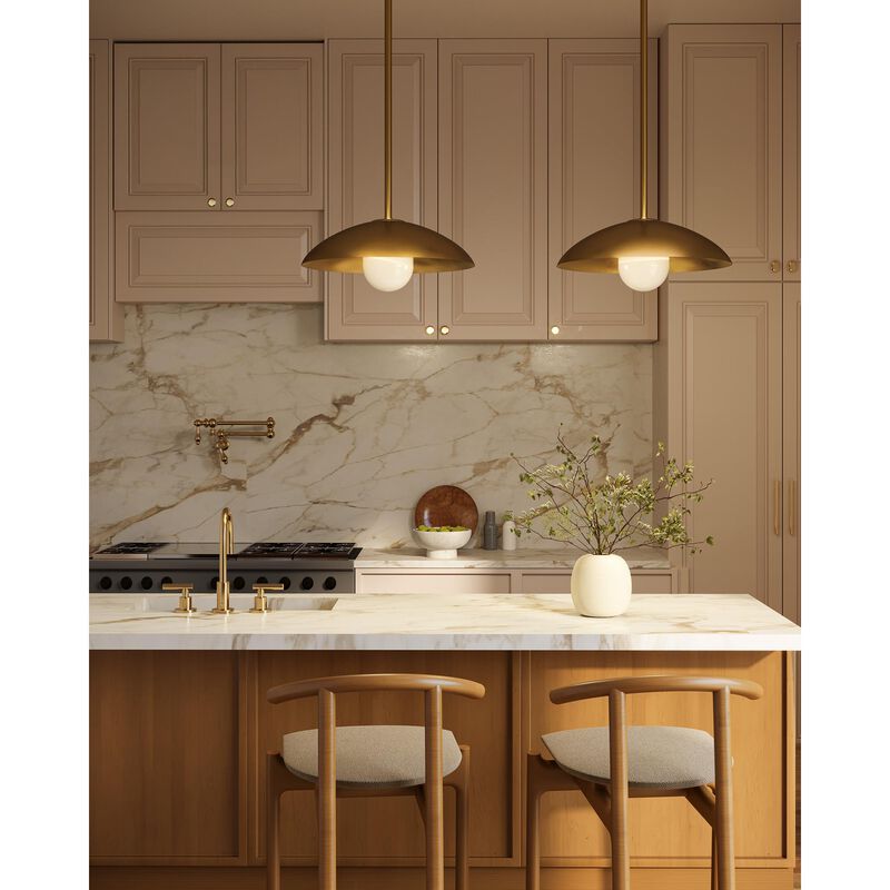 Ryan Pauly Umbra 14 Inch Pendant Light by Kuzco