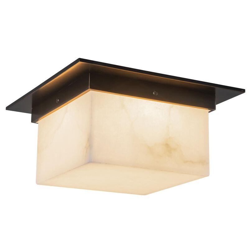 Jason Koharik Mineral 11 Inch 2 Light Flush Mount by Alora Lighting