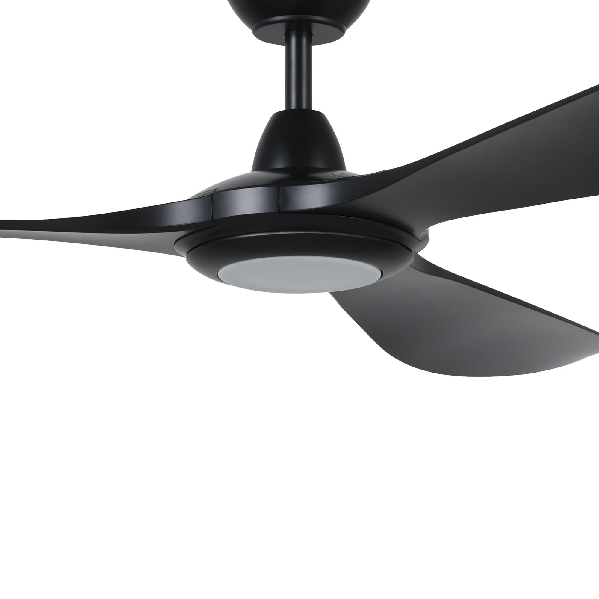 Shown in Black finish and Milky shade