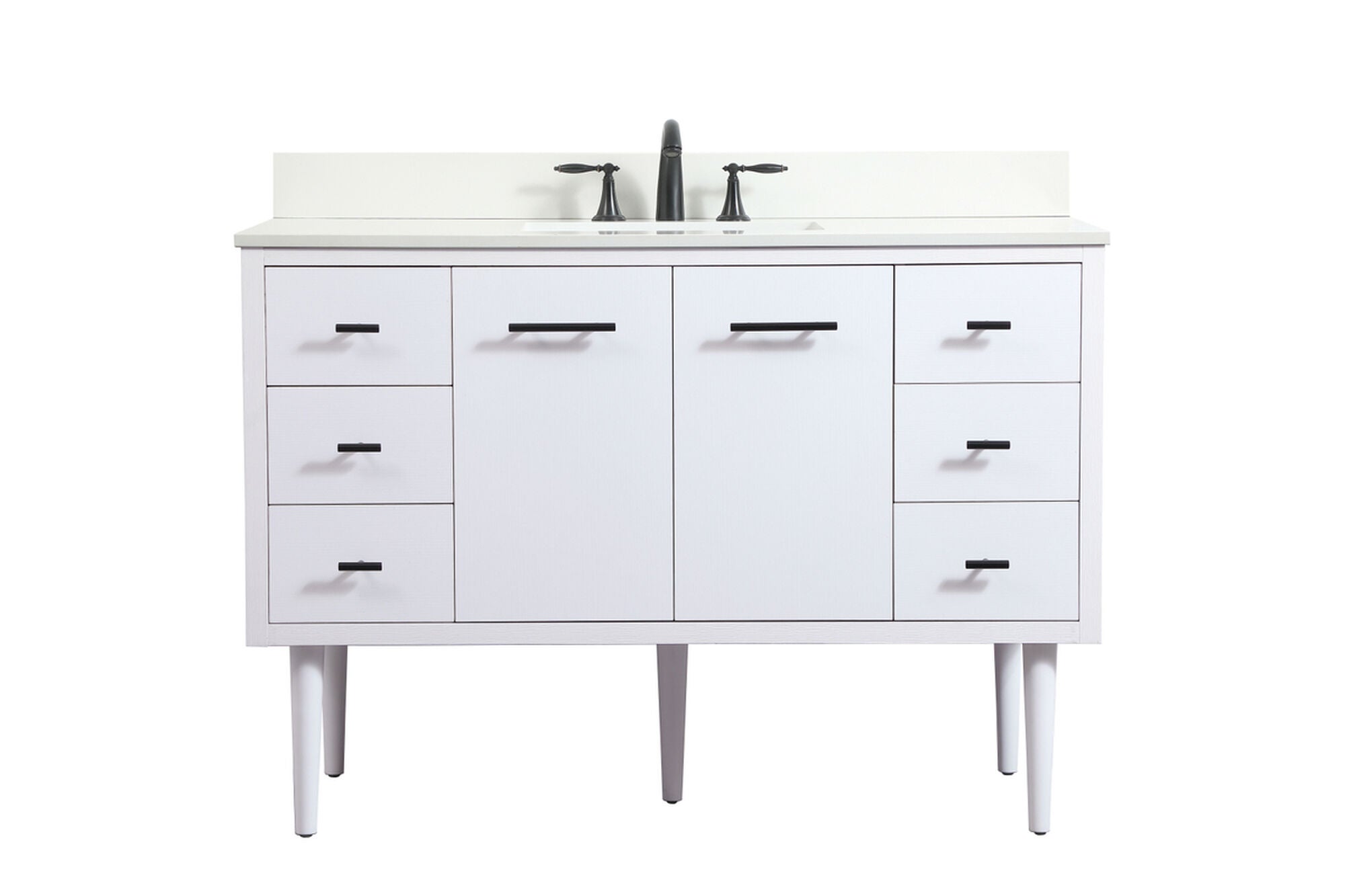 Shown in White finish