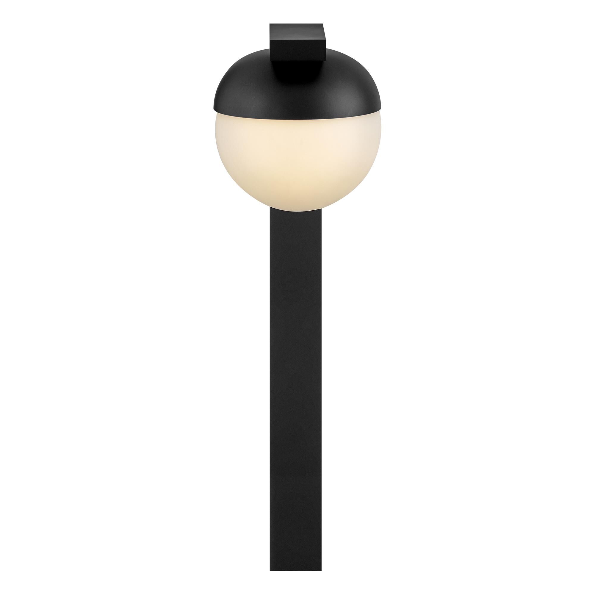 Shown in Black finish and Cased Opal glass