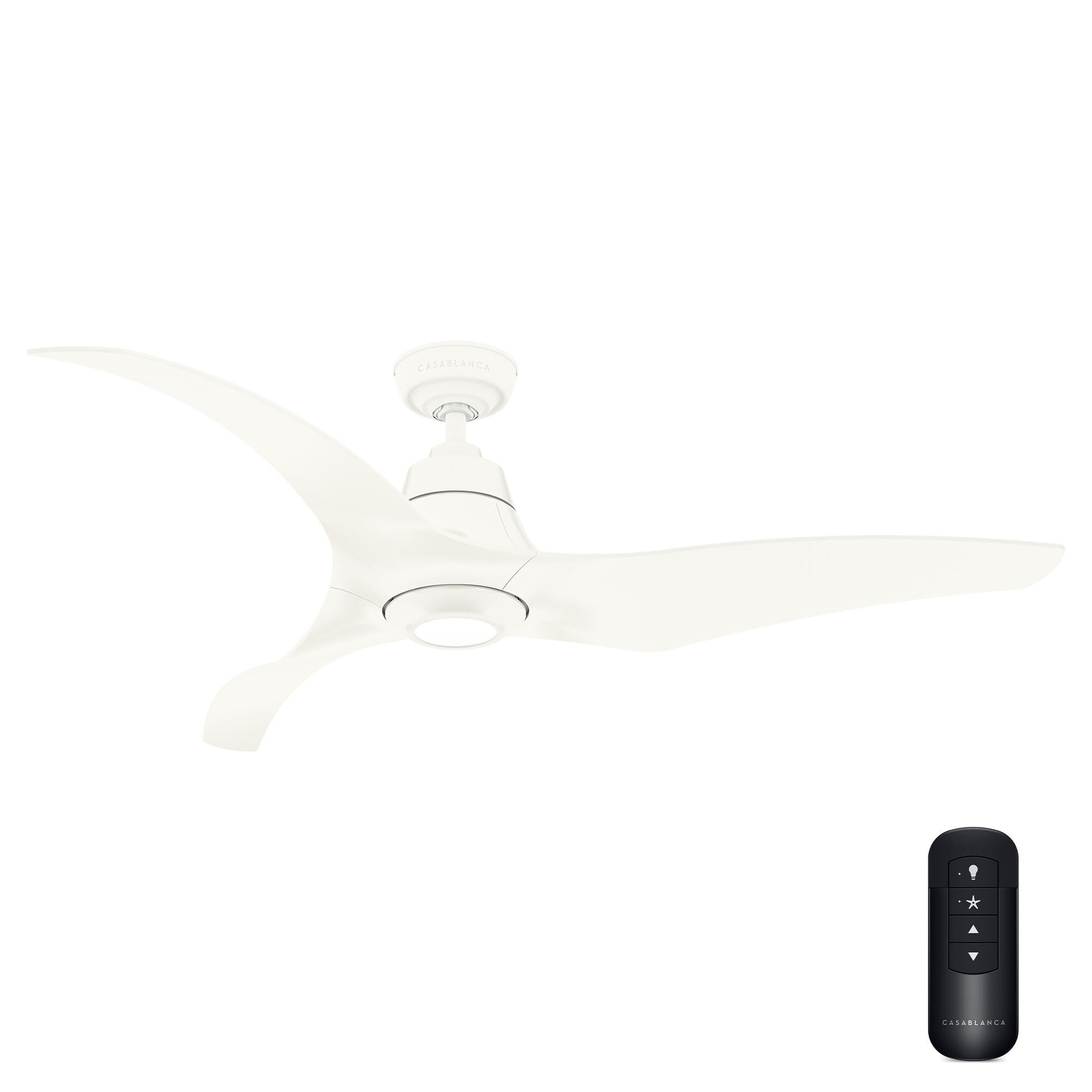 Stingray 60 Inch Ceiling Fan with Light Kit by Casablanca Fan Company