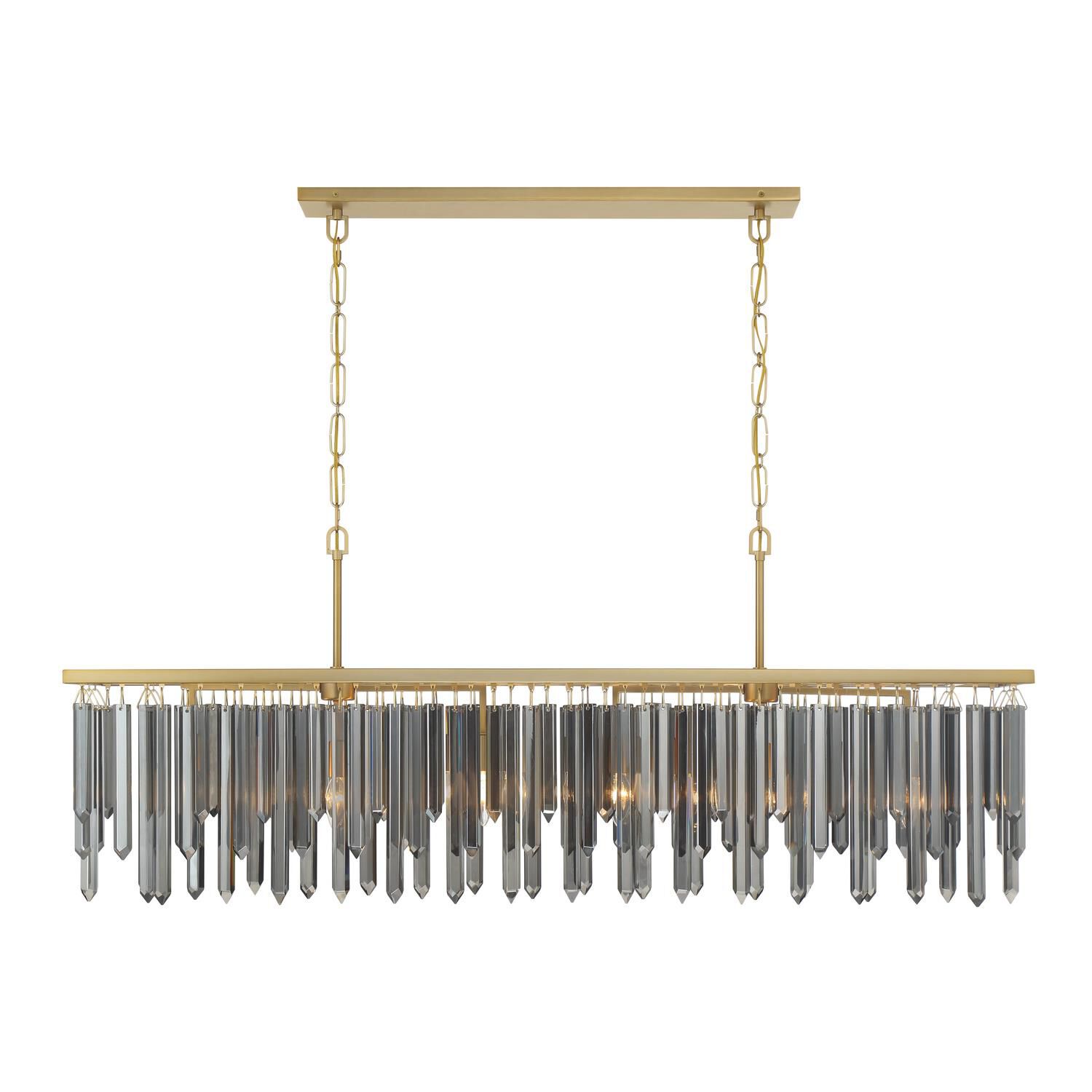 Gemma 52 Inch Linear Suspension Light by Crystorama