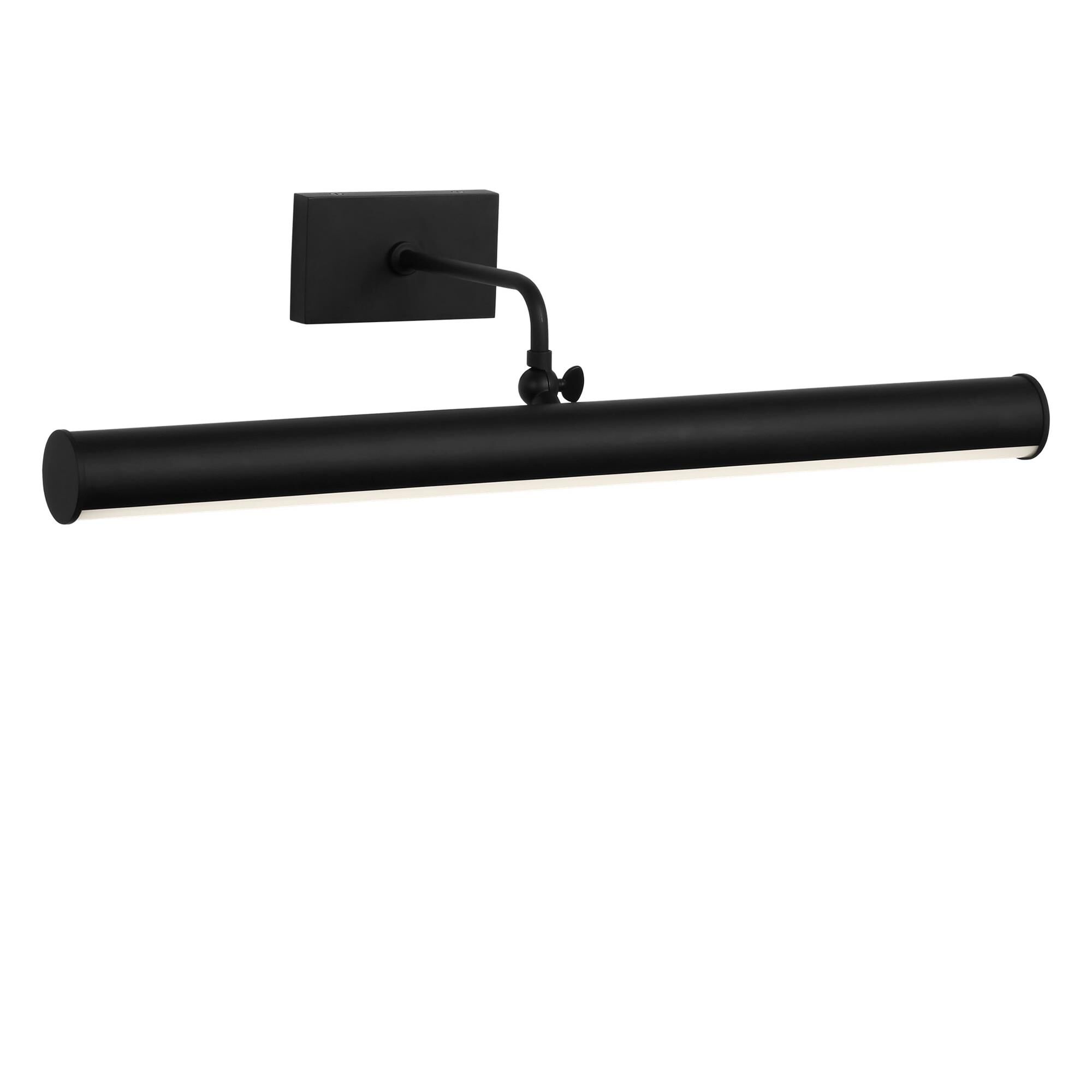 Shown in Midnight Black finish and White Acrylic Diffuser shade