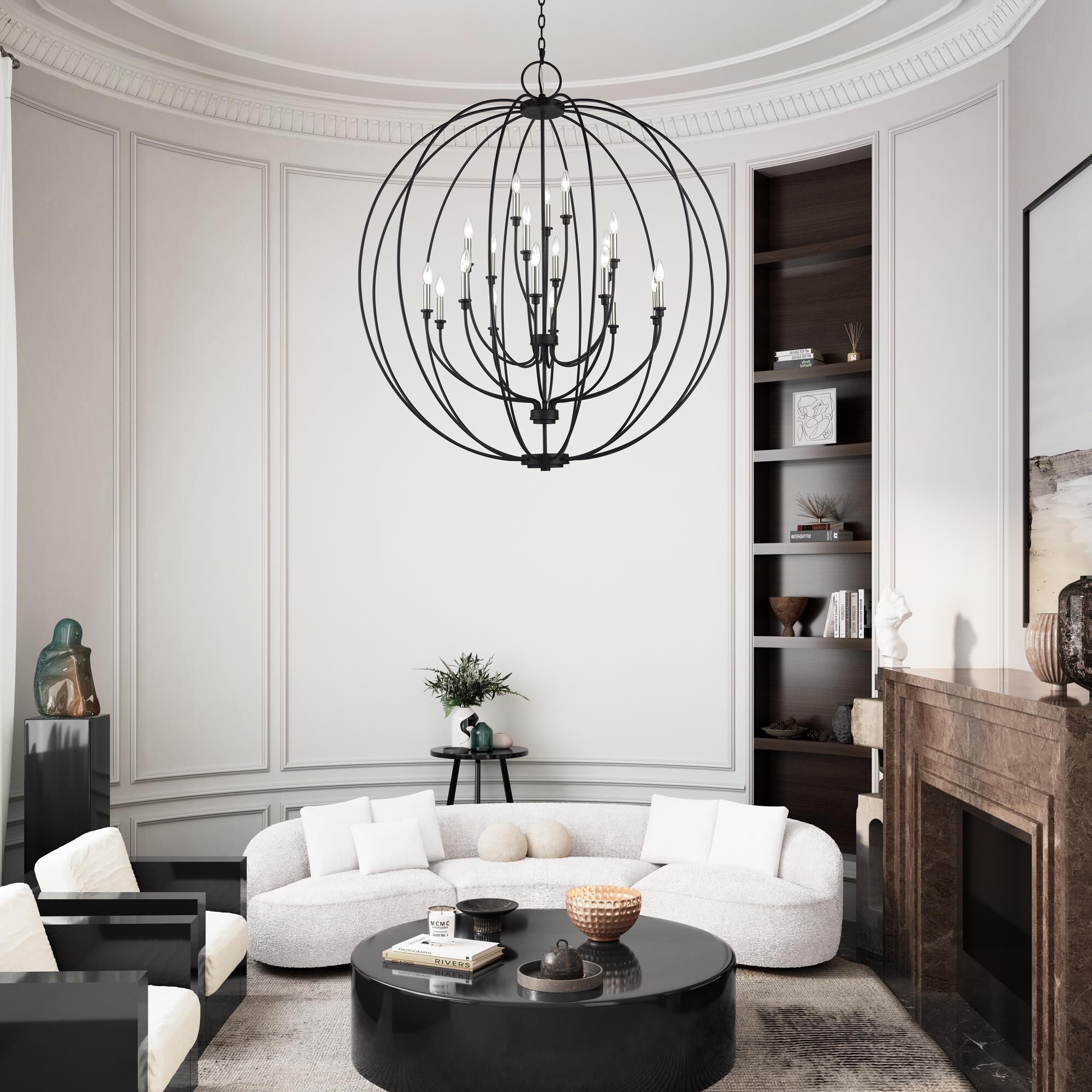 Milania 48 Inch Cage Pendant by Livex Lighting