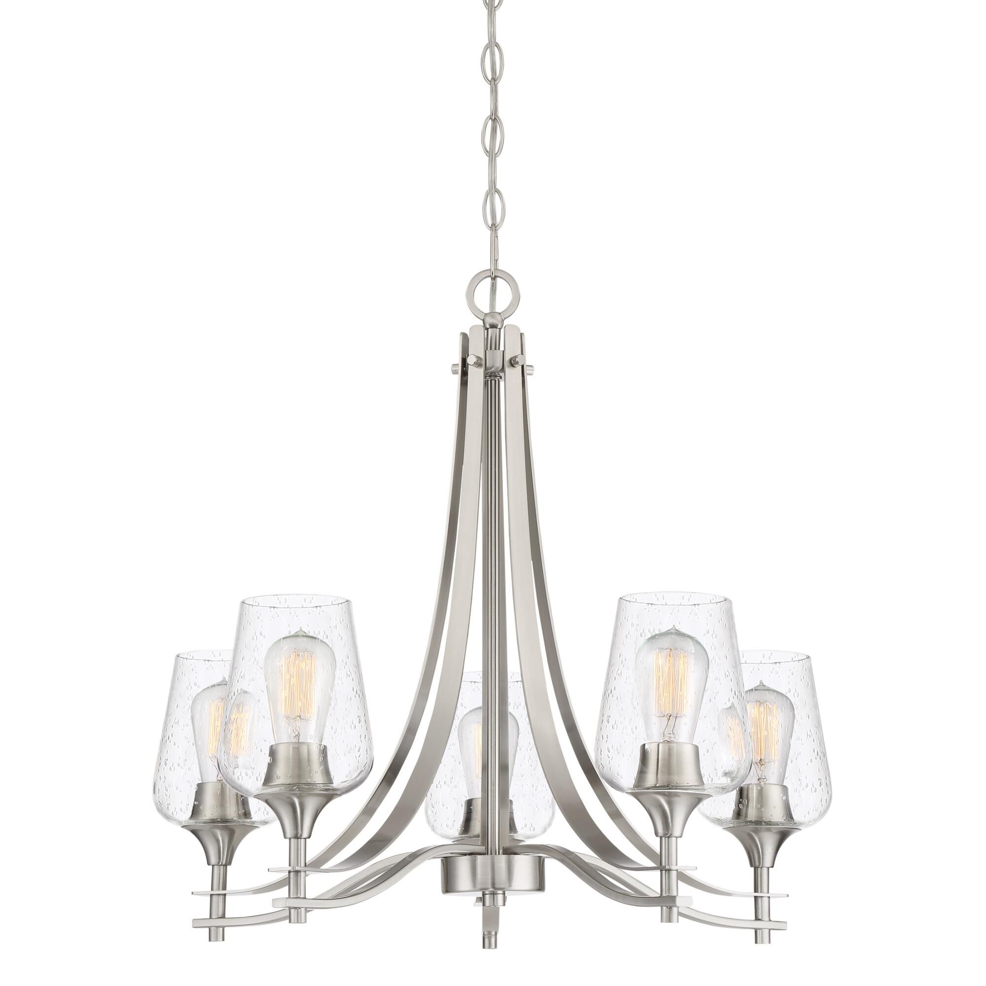 Towne 25 Inch 5 Light Chandelier by Quoizel