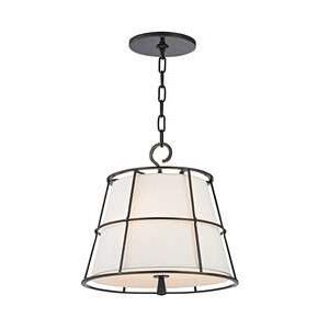 Shown in Old Bronze finish and Linen shade