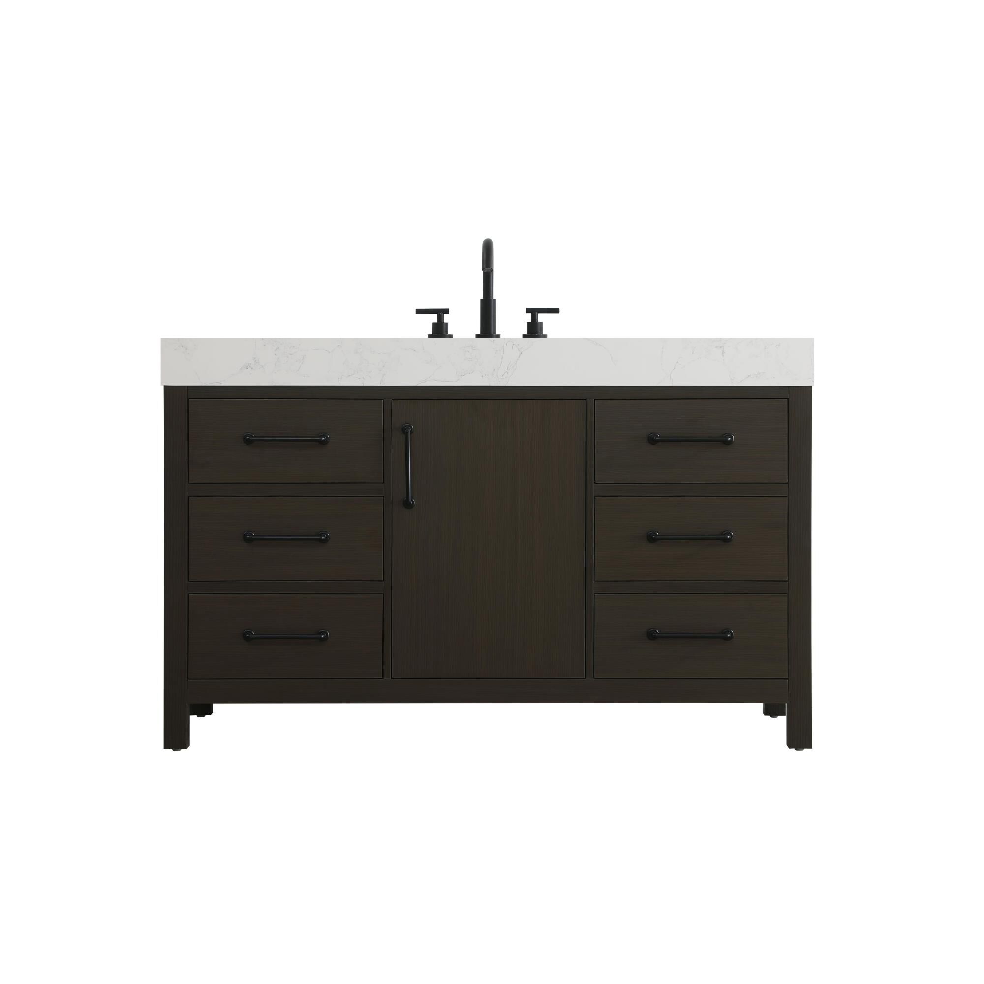 Nathan 54 Inch Bath Vanity by Elegant Dcor