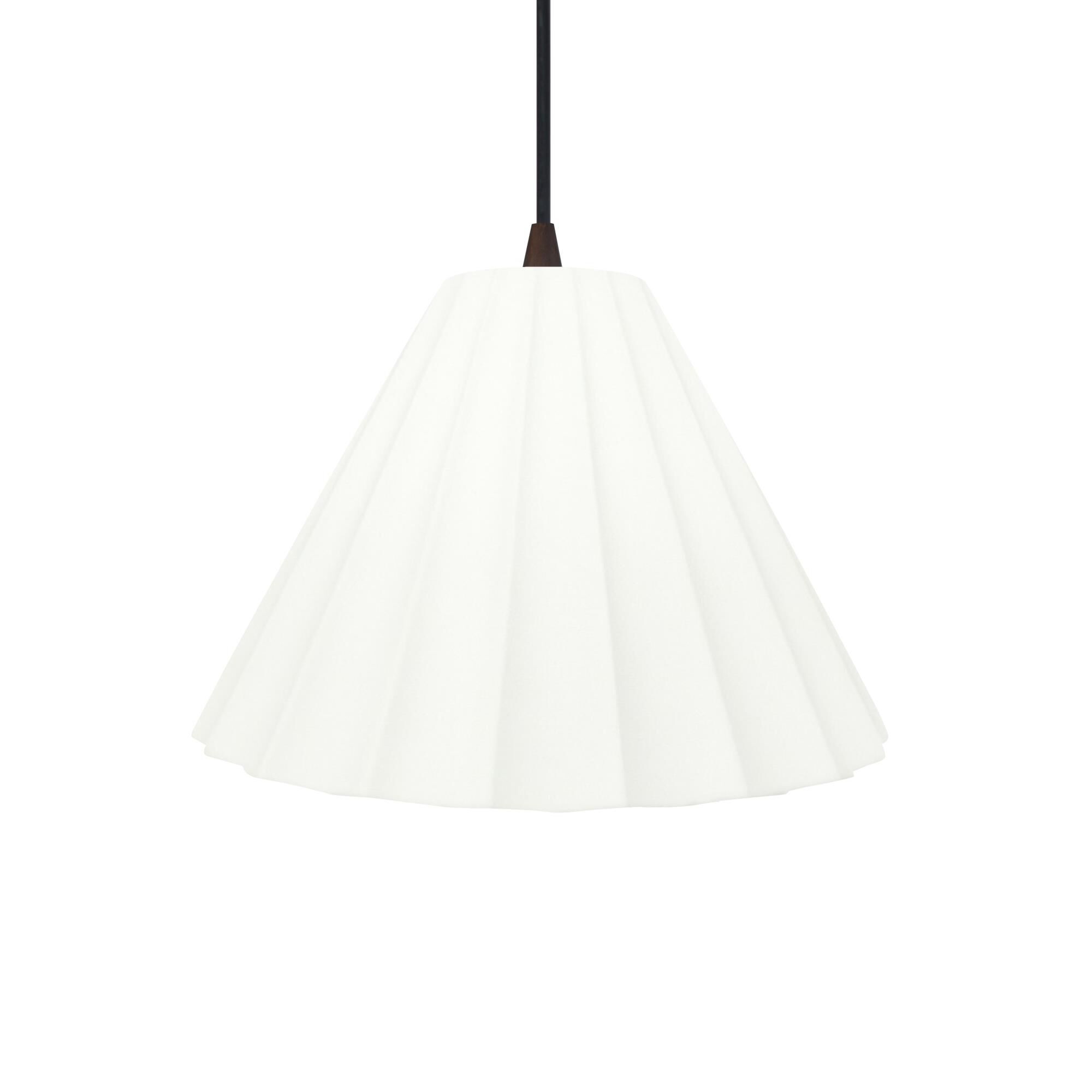 Shown in Matte Black finish and Bisque shade