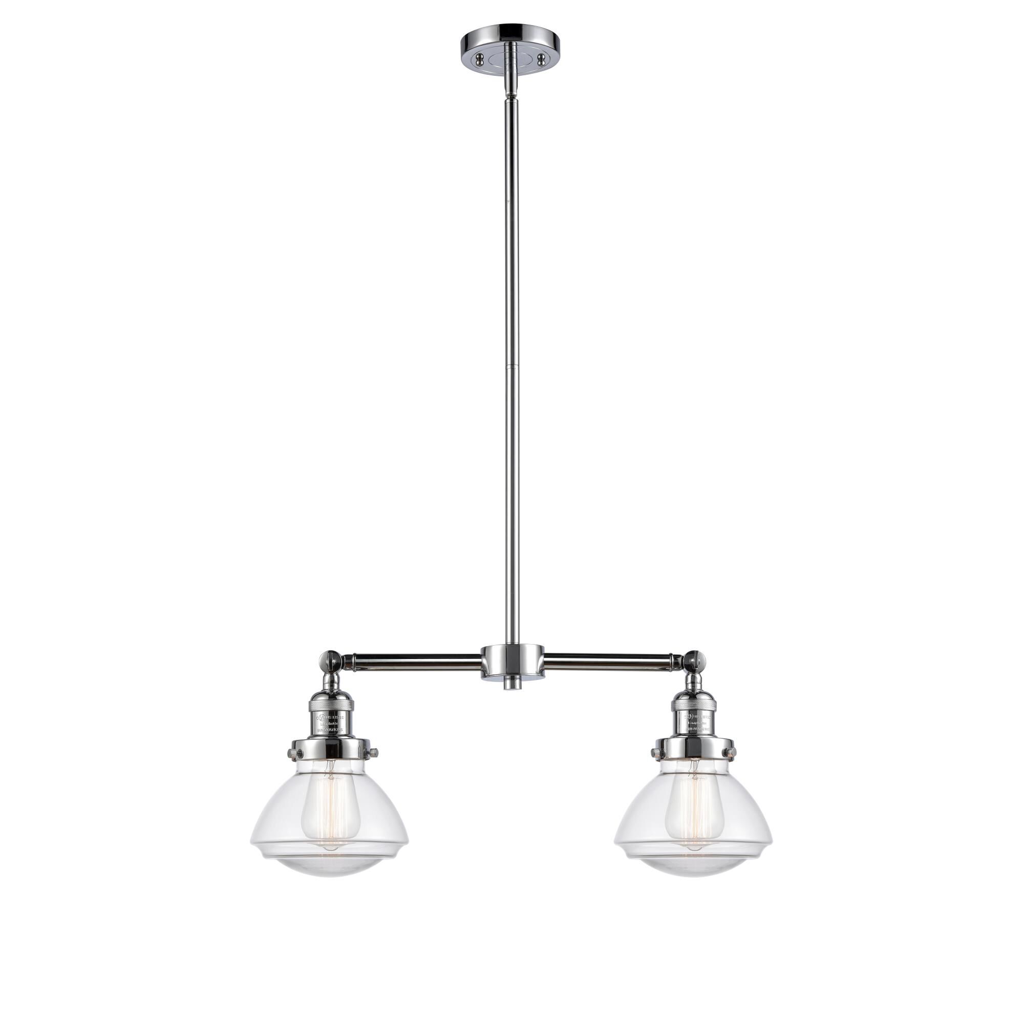 Bruno Marashlian Olean 21 Inch 2 Light Mini Chandelier by Innovations Lighting