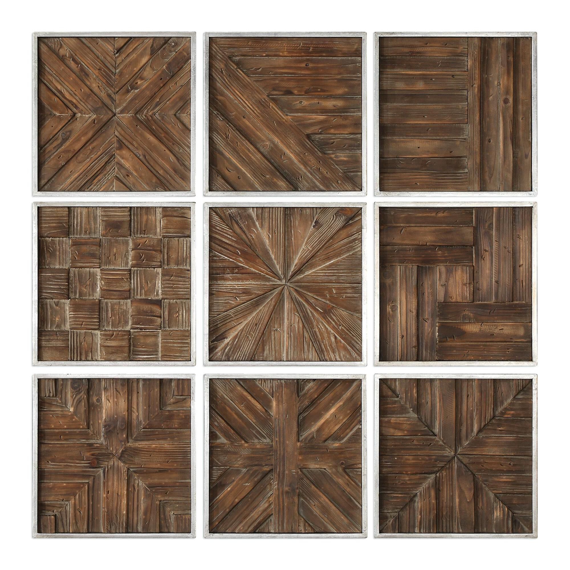 Shown in Rustic Distressed Fir Wood-Silver Leaf finish