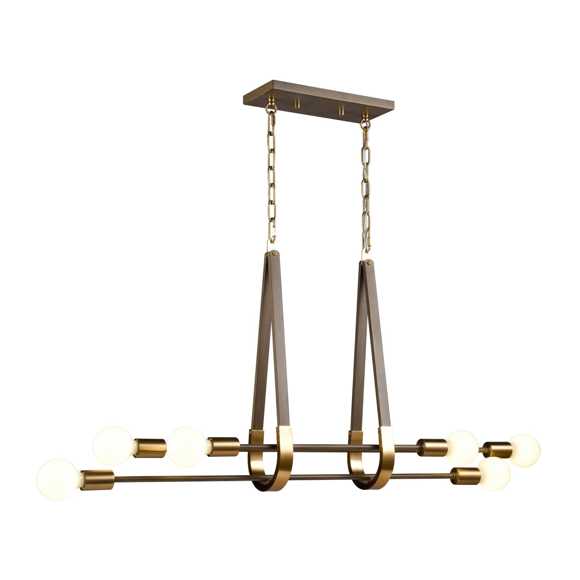 Sabine 42 Inch 6 Light Linear Suspension Light by ELK Lighting