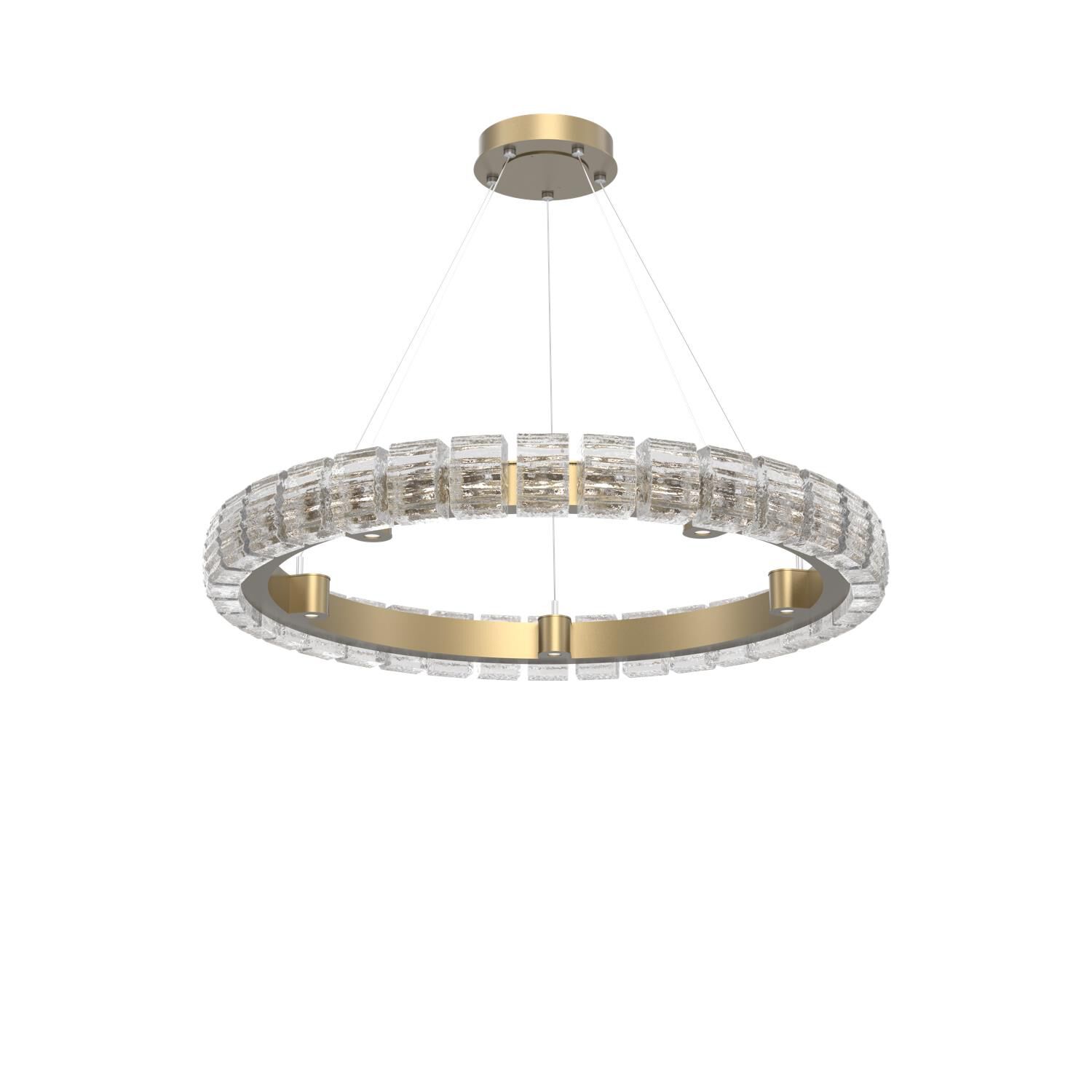 Levi Wilson Tessera 38 Inch Chandelier by Hammerton Studio