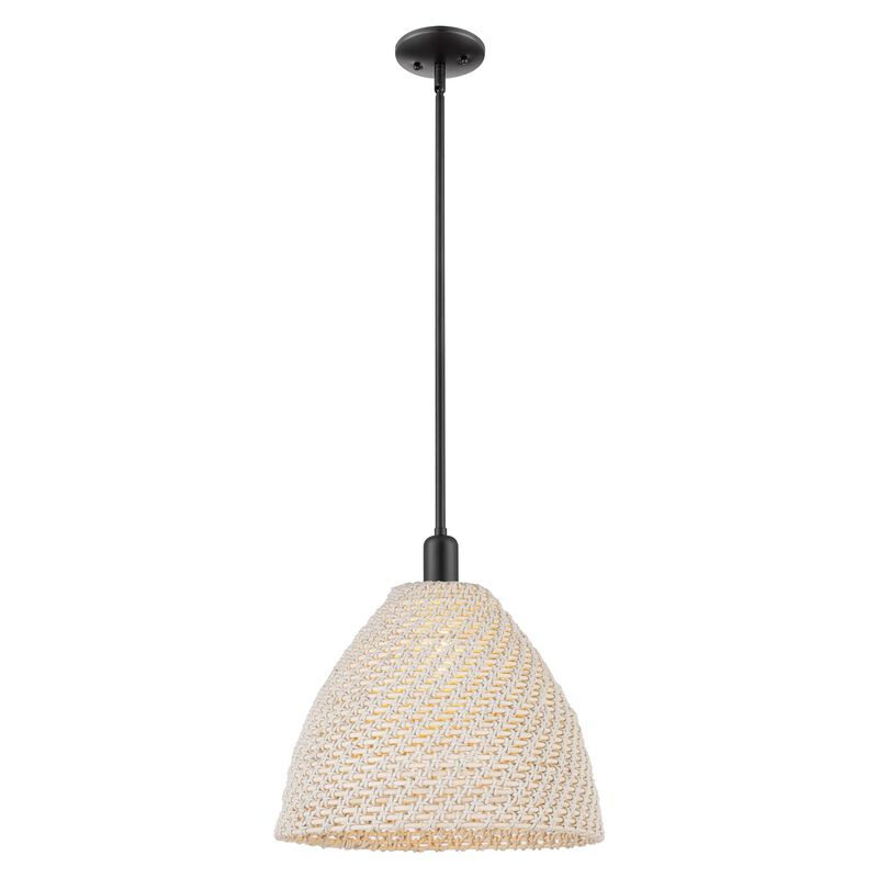 Bruno Marashlian Natural Ballston Dome 16 Inch Large Pendant by Innovations Lighting