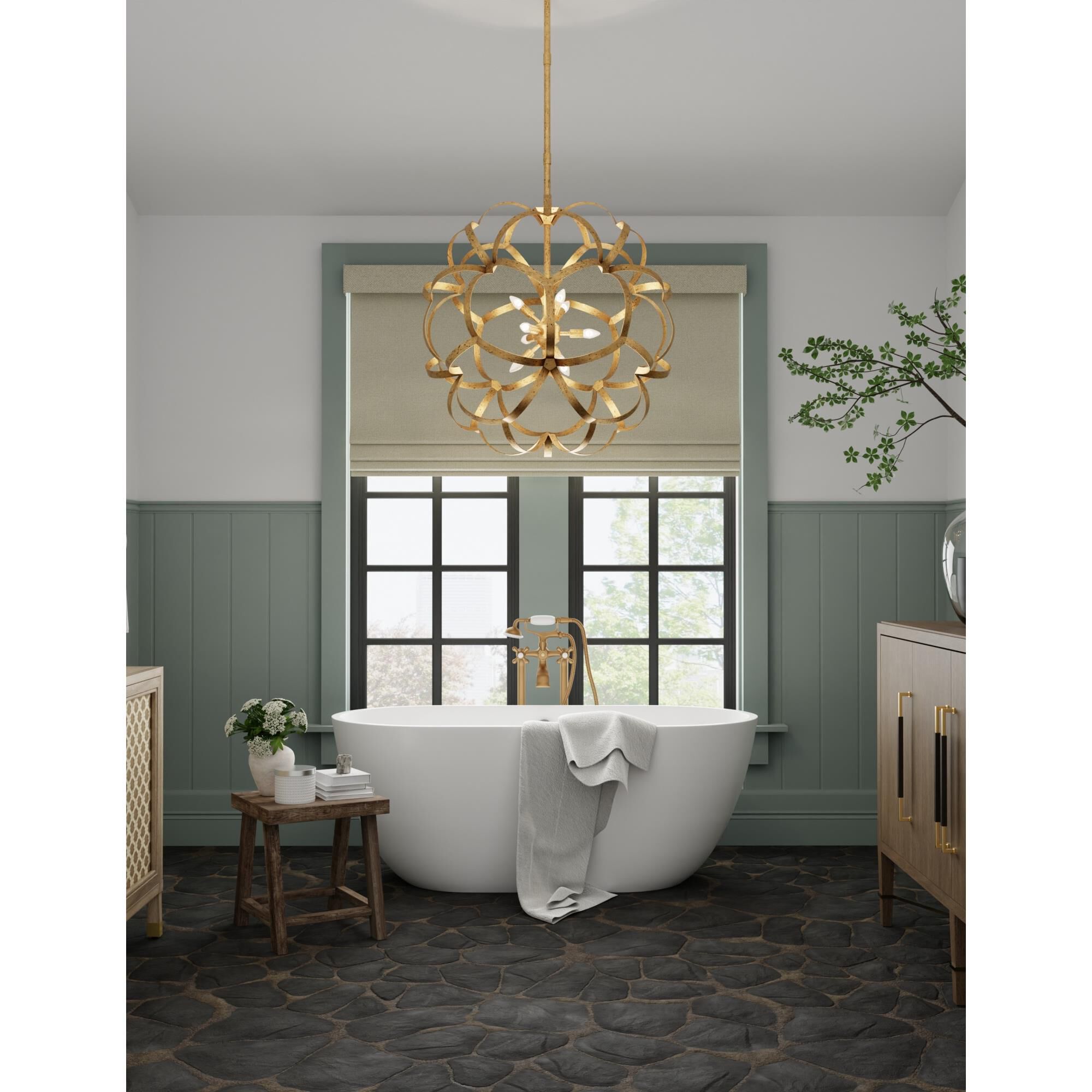 Shown in New Gold Leaf finish