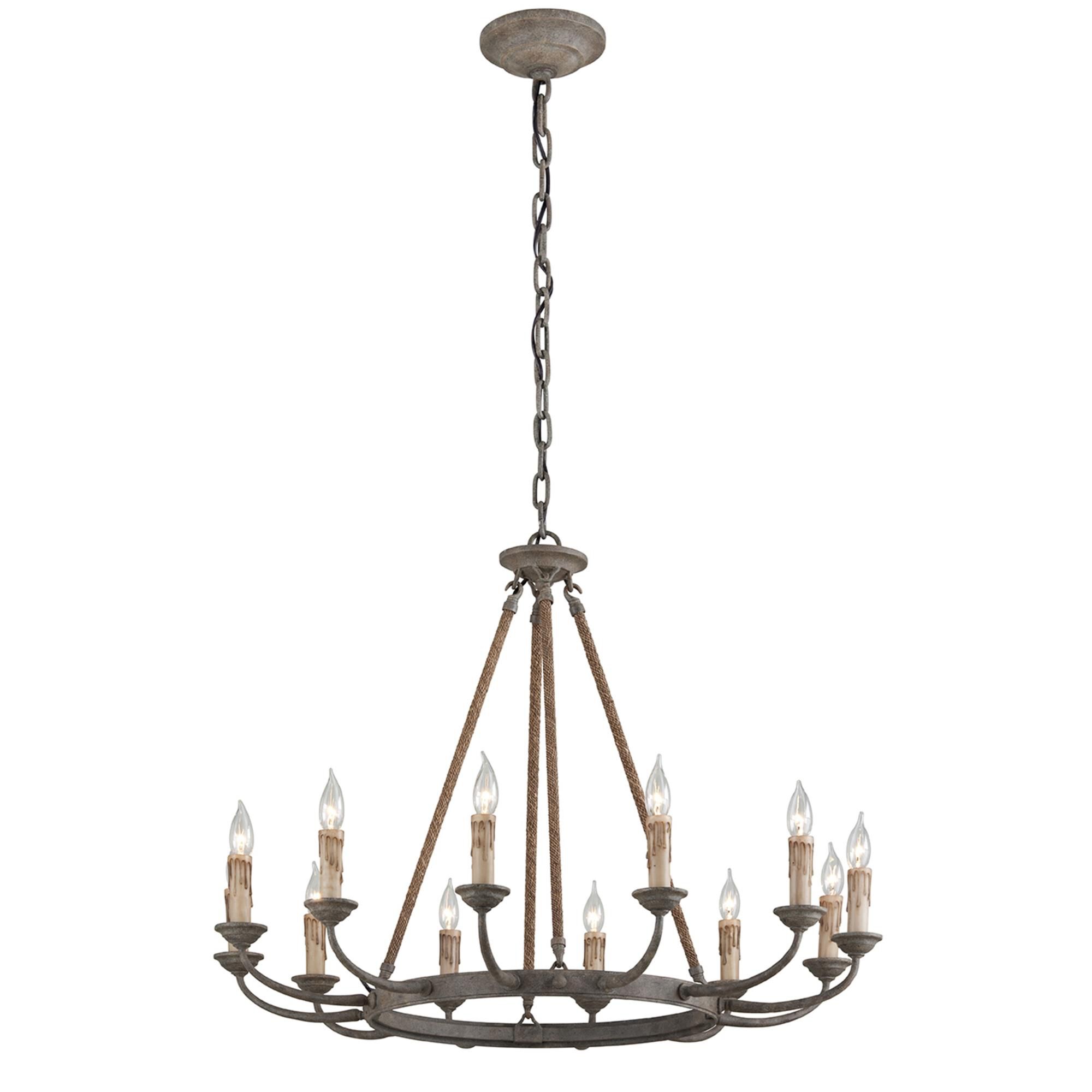 Cyrano 36 Inch Chandelier by Troy Lighting