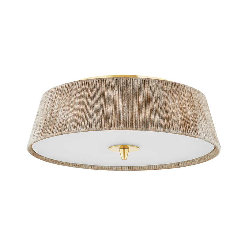 Cortney Bishop George 18 Inch 3 Light Semi Flush Mount by Hudson Valley Lighting