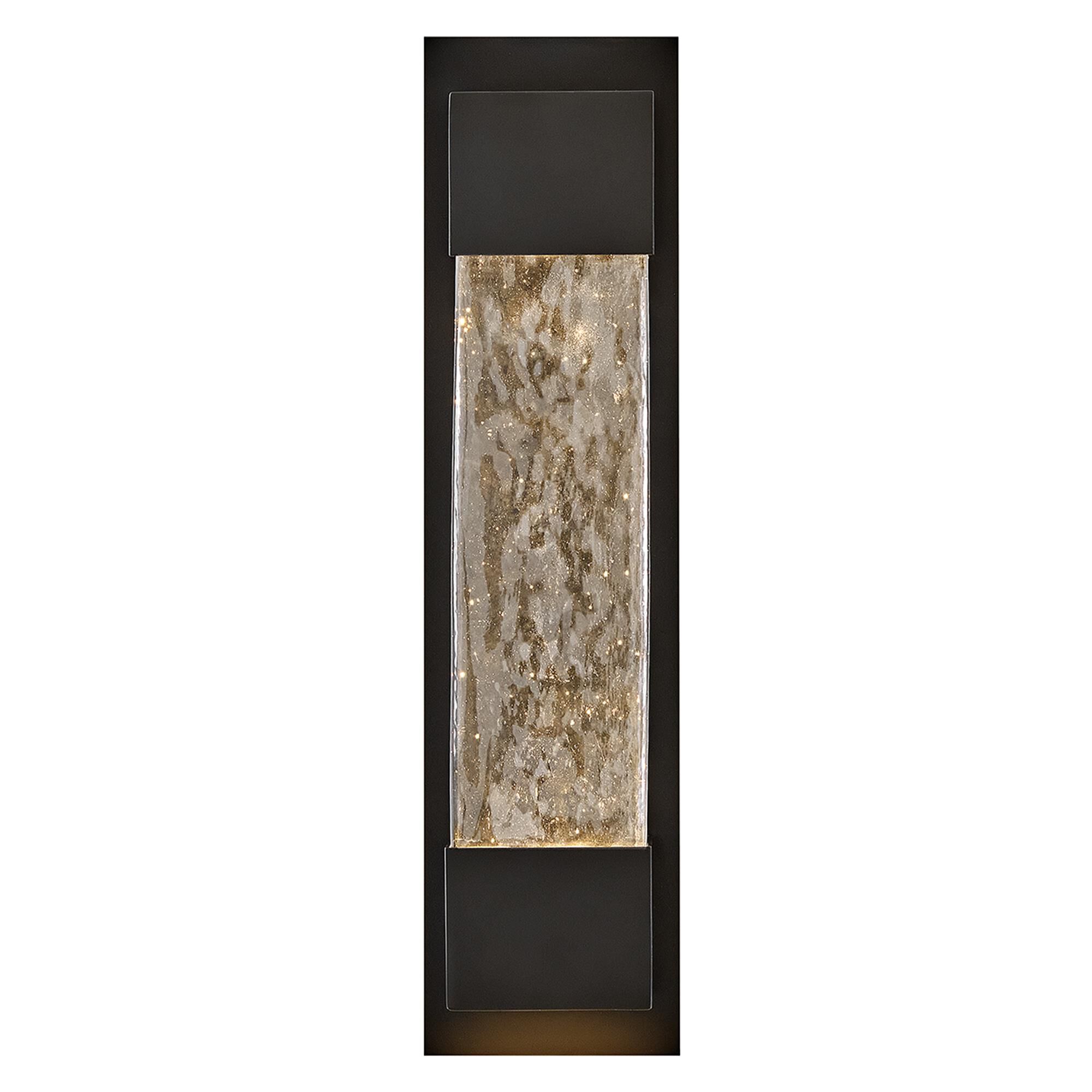Shown in Black finish and Clear glass
