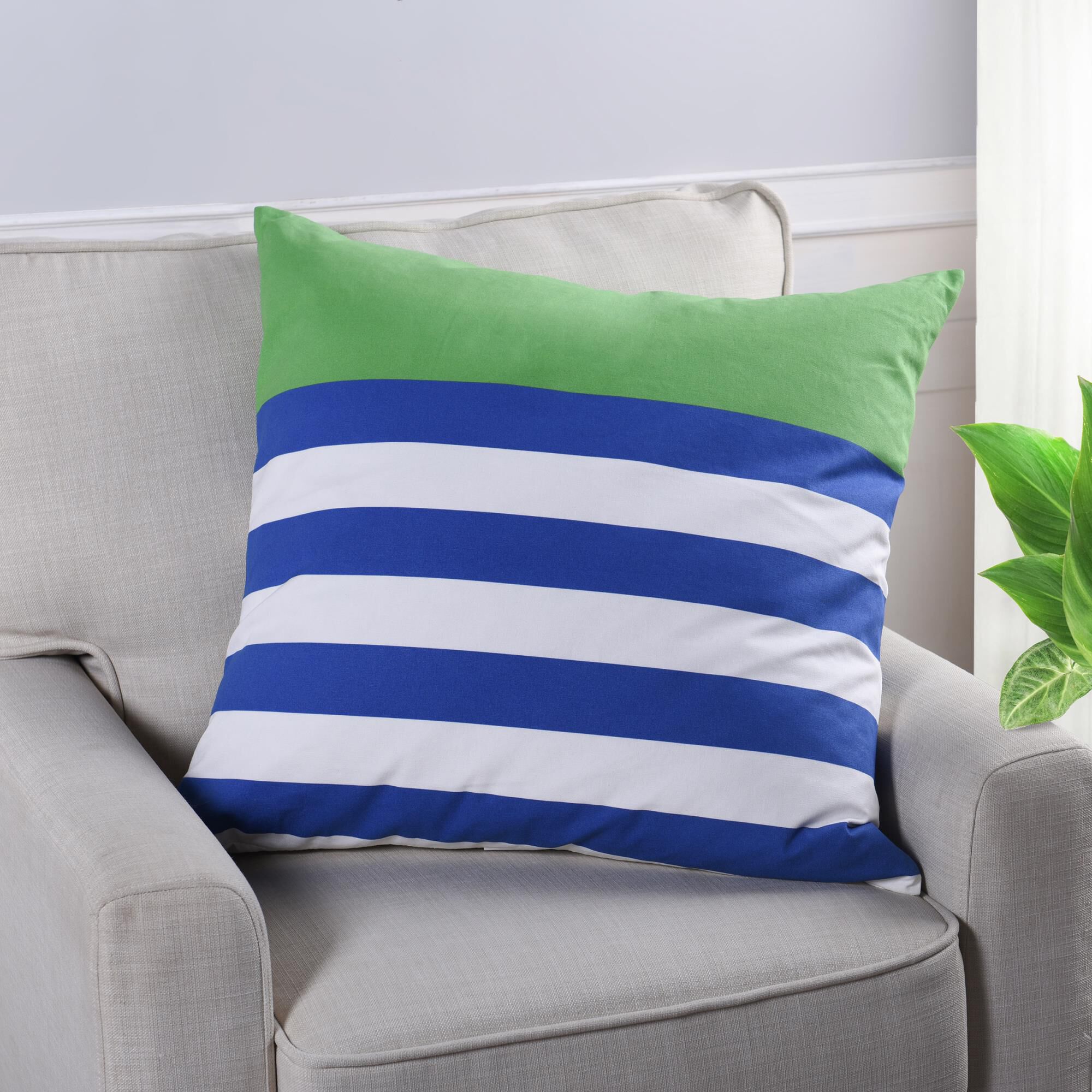 Shown in Green, White, Navy Blue finish