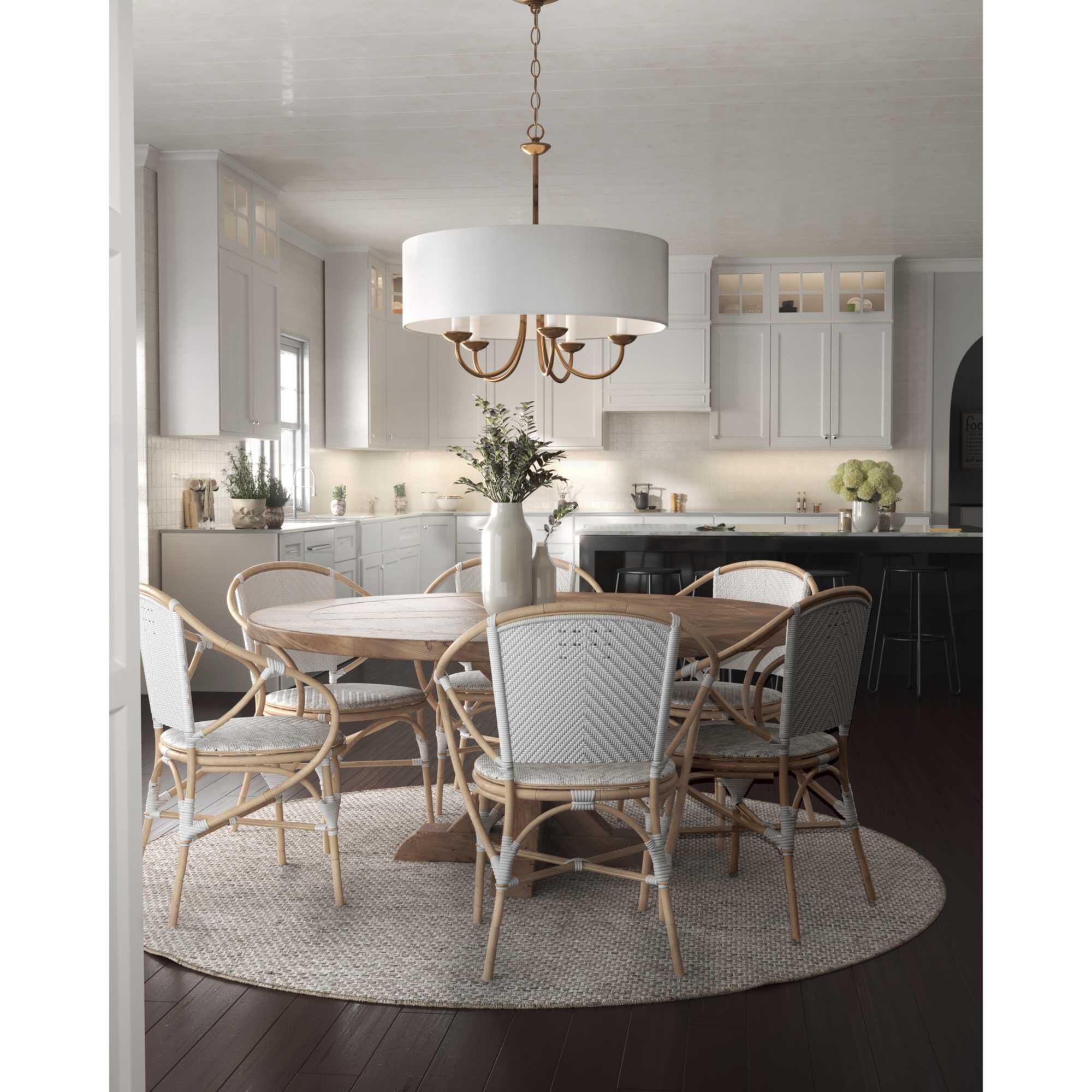 Shown in Brushed Bronze finish and White Textured glass