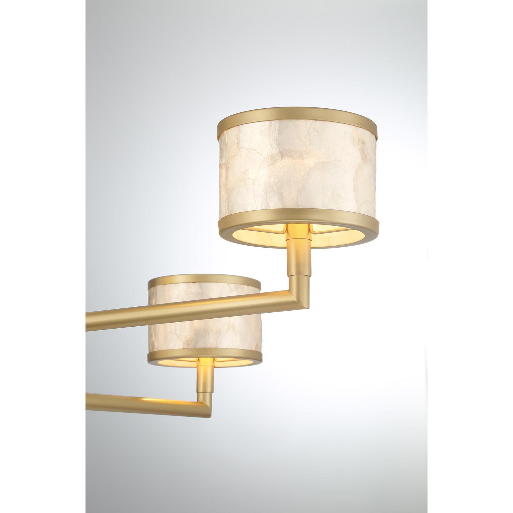 Shown in Spun Gold finish and Natural Shell shade