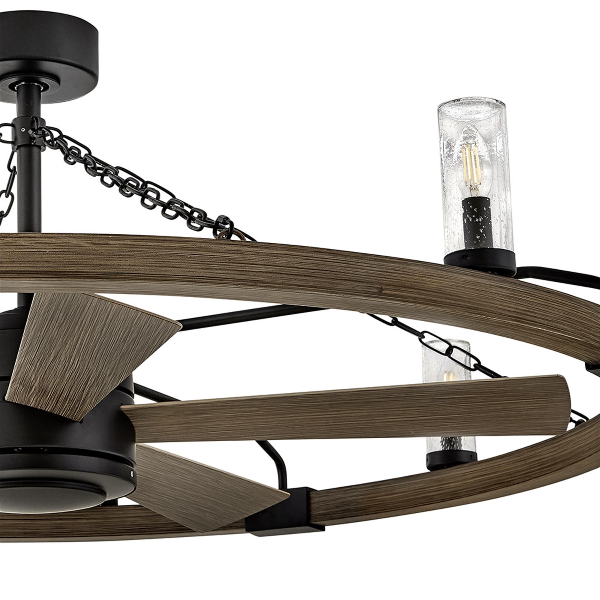 Sawyer 44 Inch Chandelier Ceiling Fan with Light Kit,