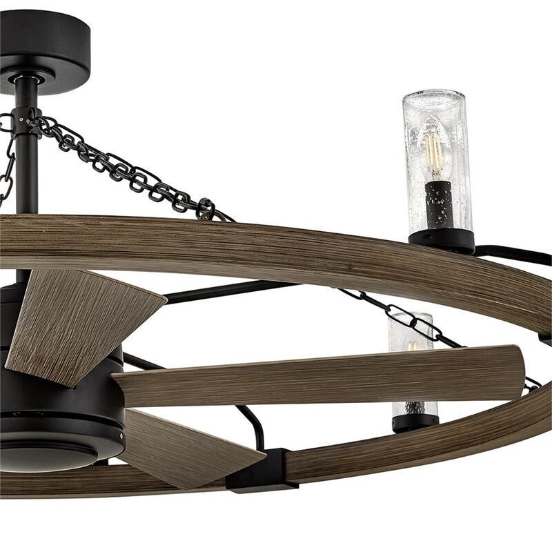 Sawyer 44 Inch Chandelier Ceiling Fan with Light Kit by Hinkley