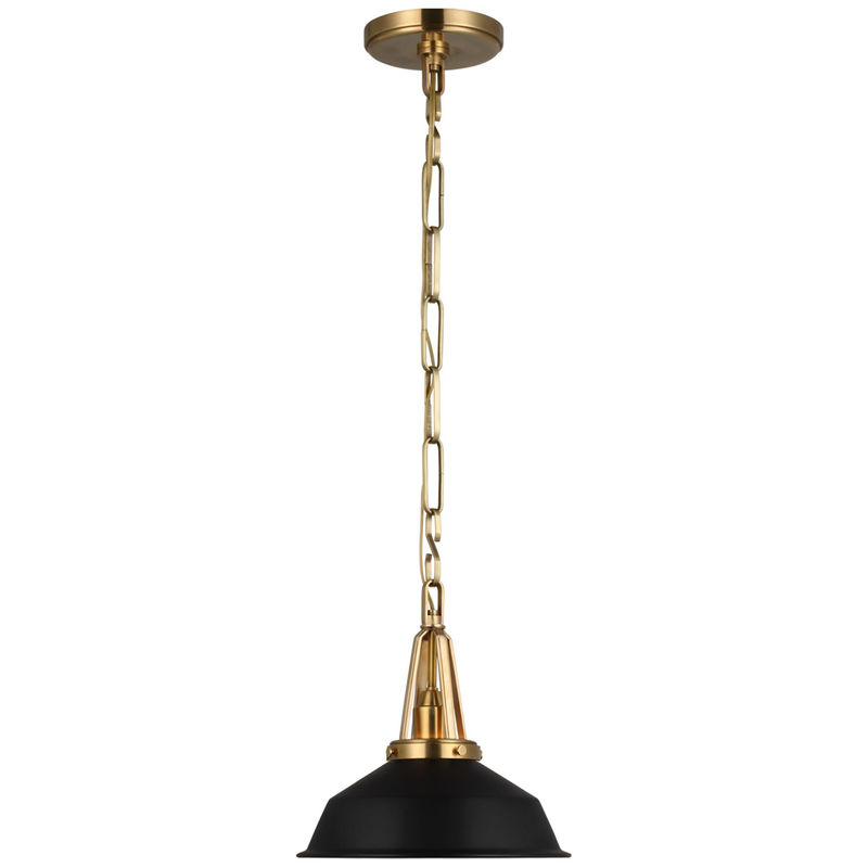 Visual Comfort Signature Collection Chapman & Myers Layton 10 Inch Mini Pendant