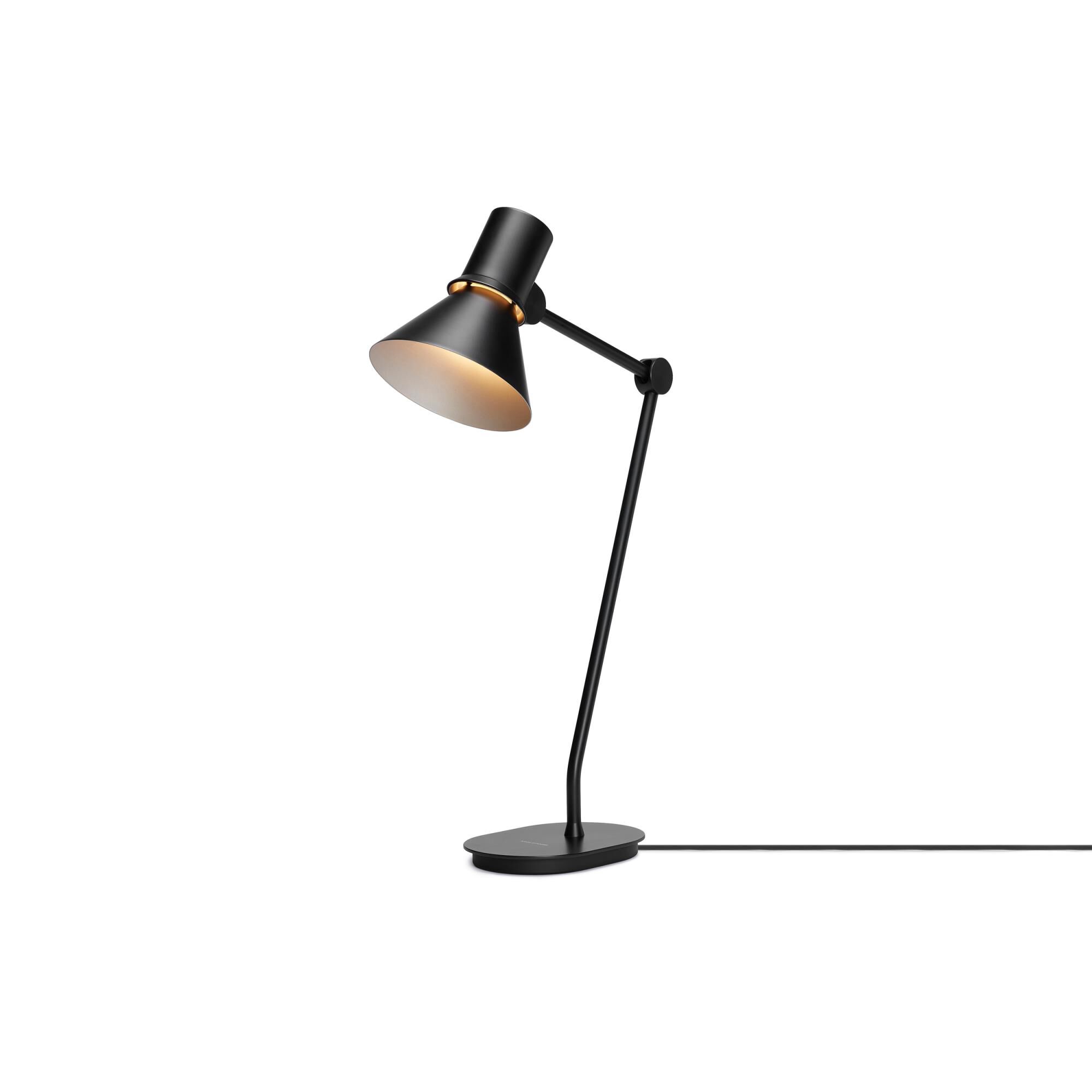 Shown in Matte Black finish and Aluminum shade