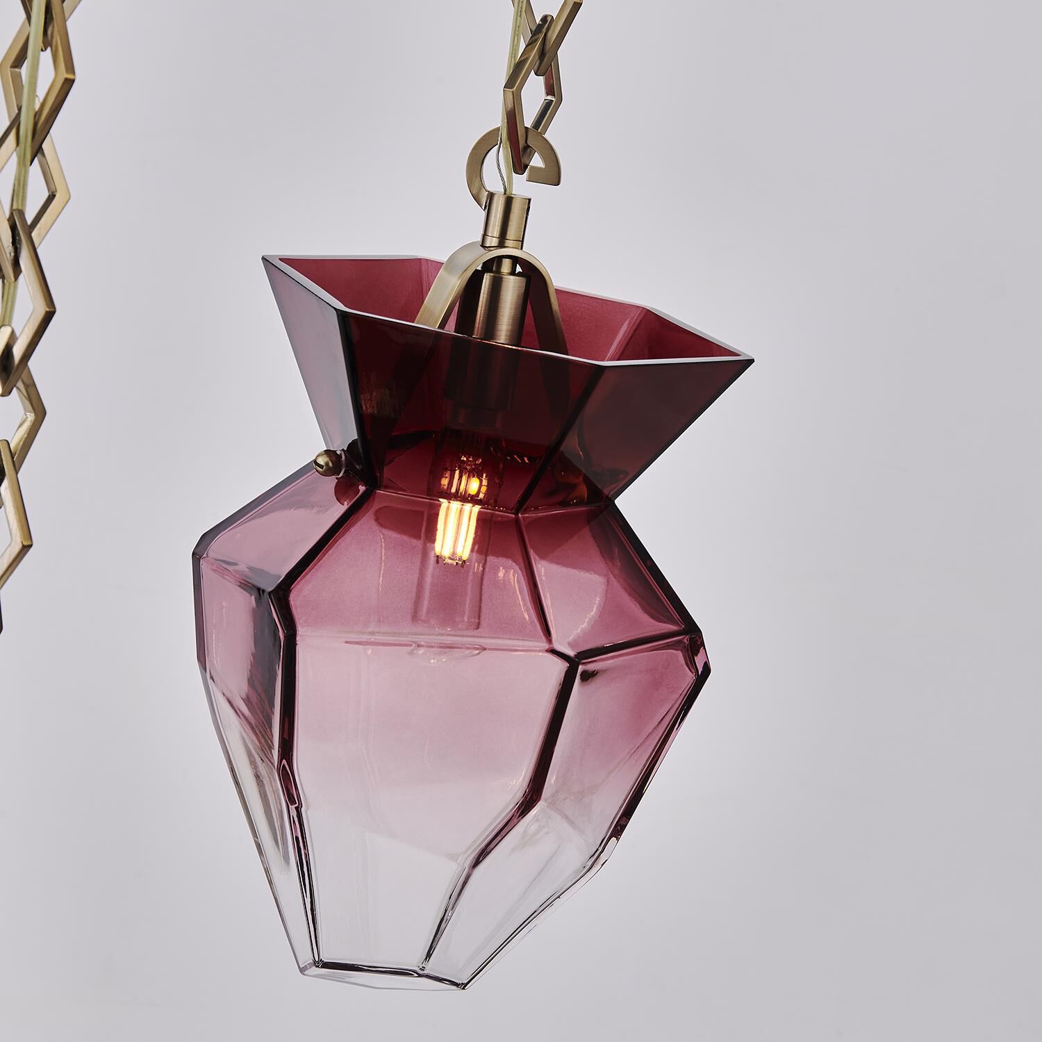 Bolsa 21 Inch Multi Light Pendant by Kalco Lighting