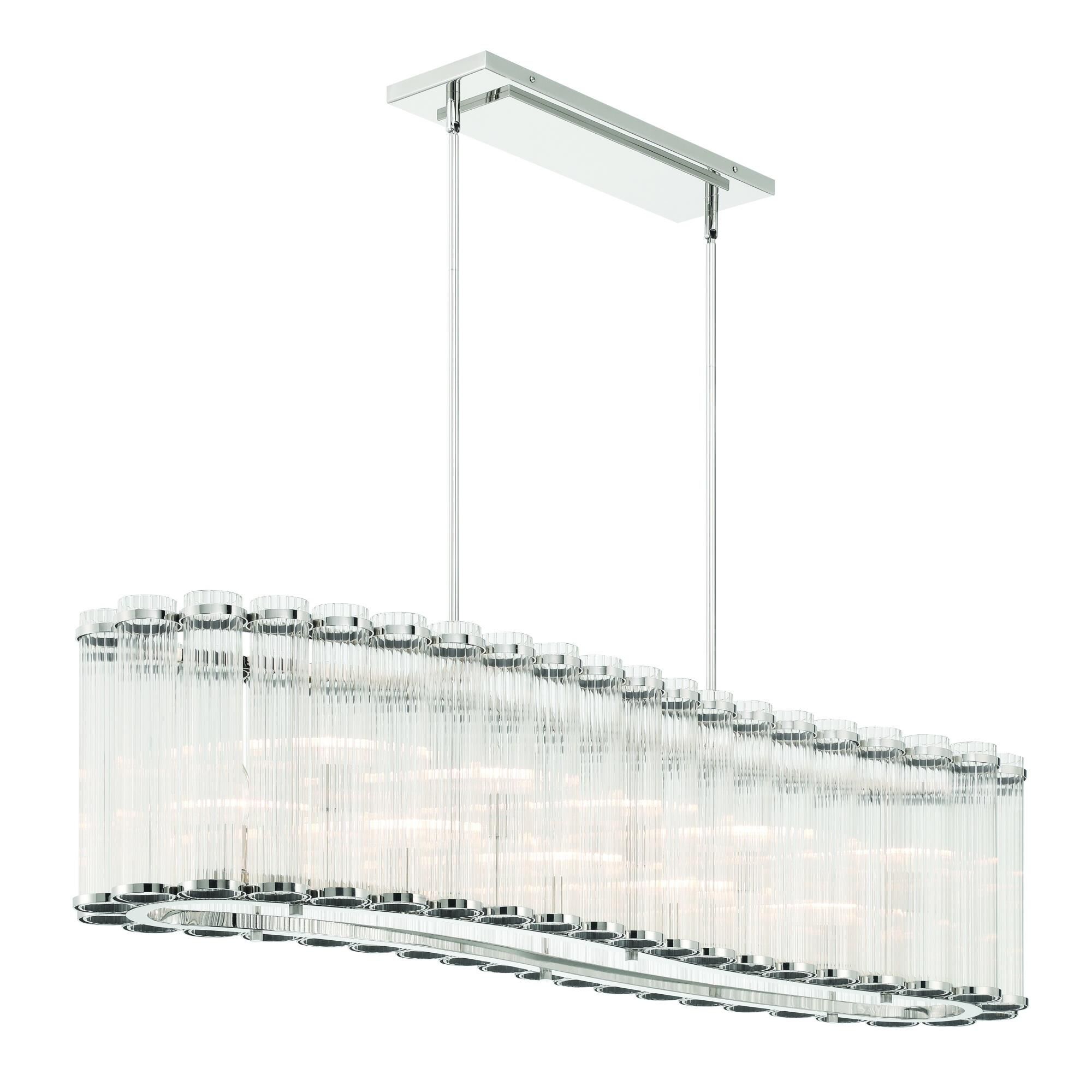 Glasbury Medium Linear Chandelier,