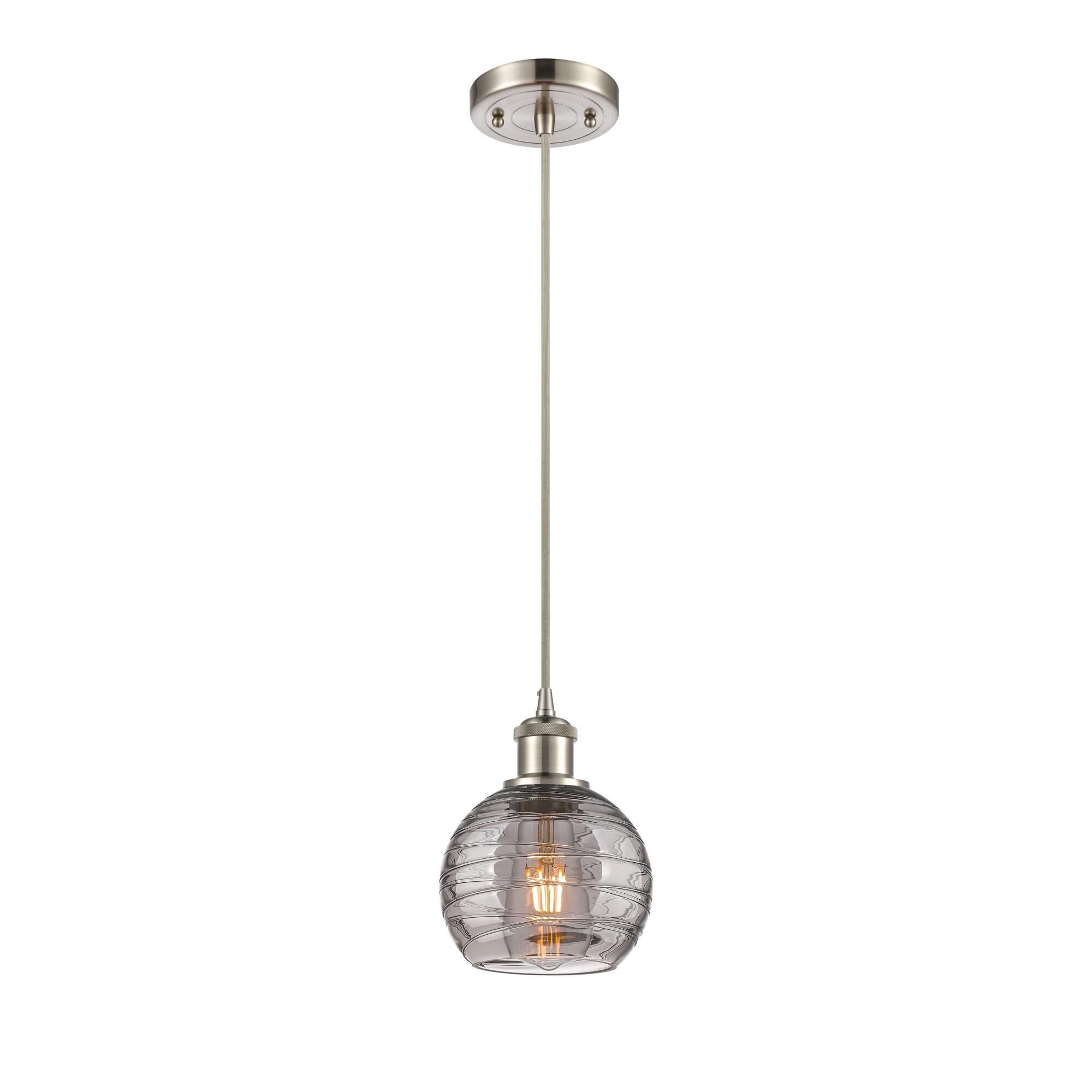 Bruno Marashlian Athens Deco Swirl 6 Inch Mini Pendant by Innovations Lighting
