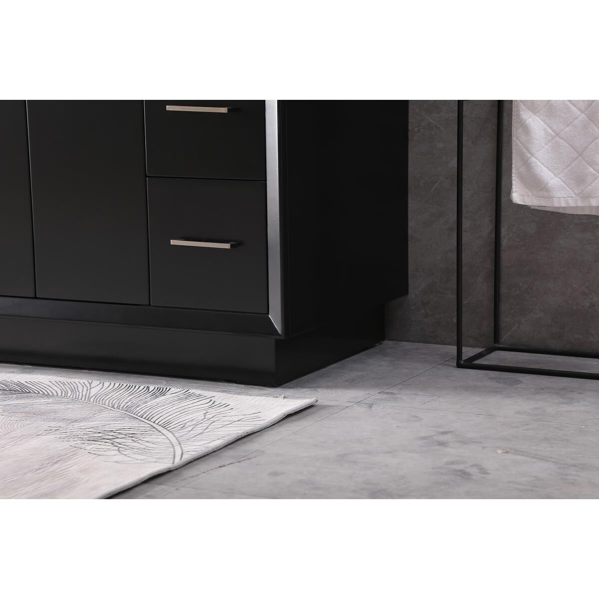 Shown in Black finish