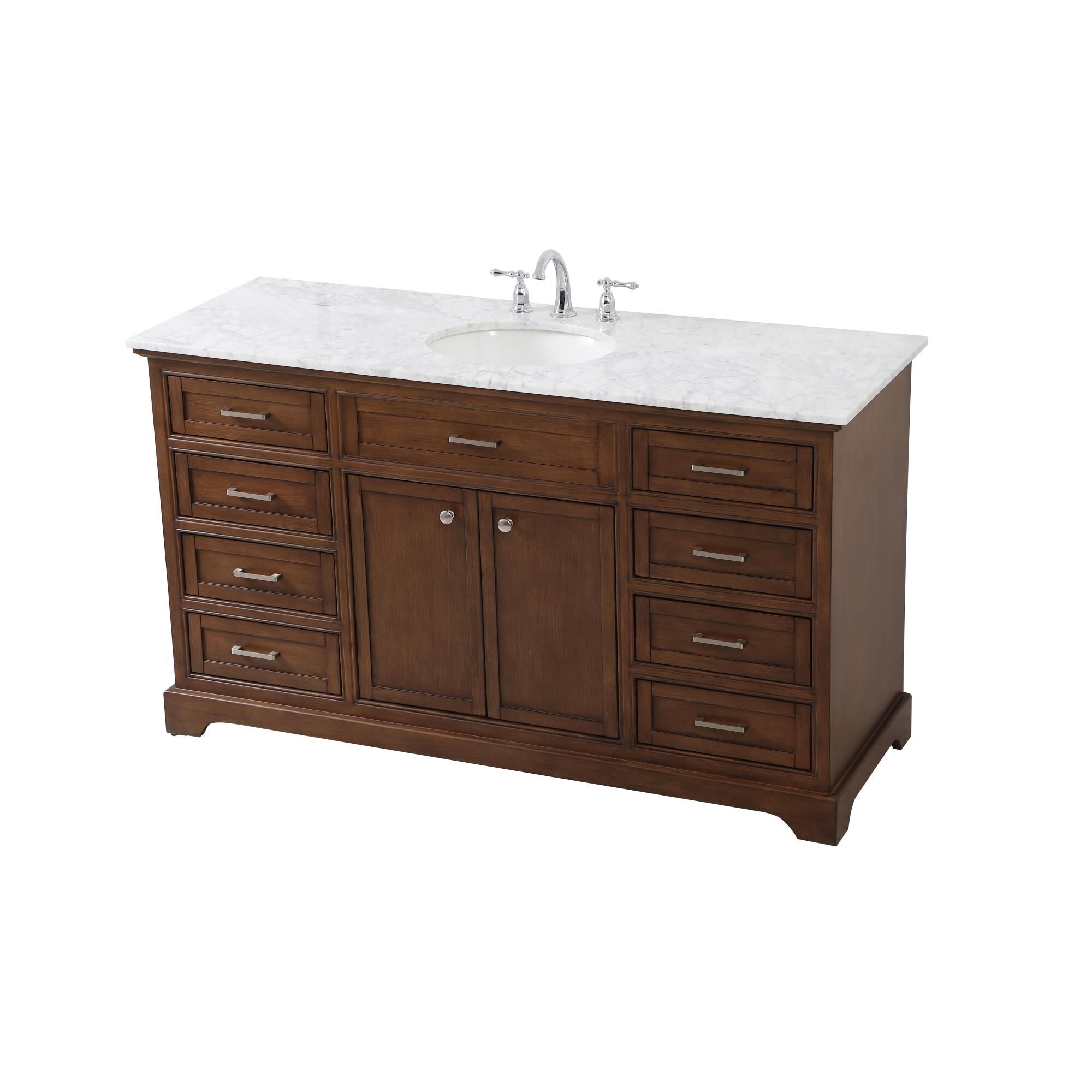 Shown in Teak finish