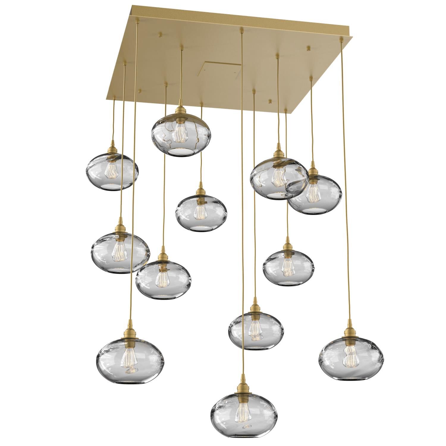 Coppa 35 Inch 12 Light Multi Light Pendant by Hammerton Studio