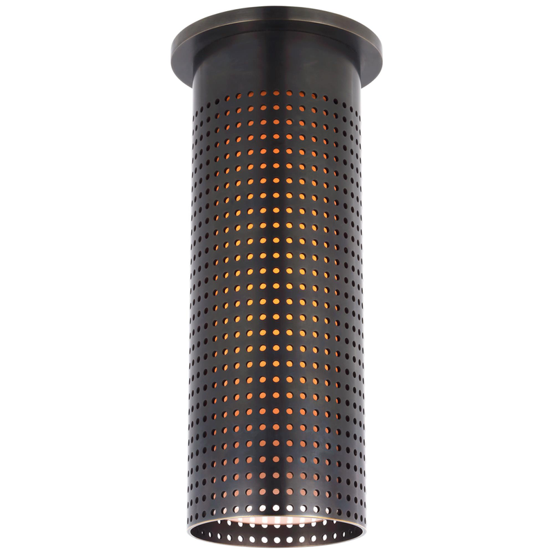 Kelly Wearstler Precision 3 Inch 1 Light LED Flush Mount by Visual Comfort Signature Collection