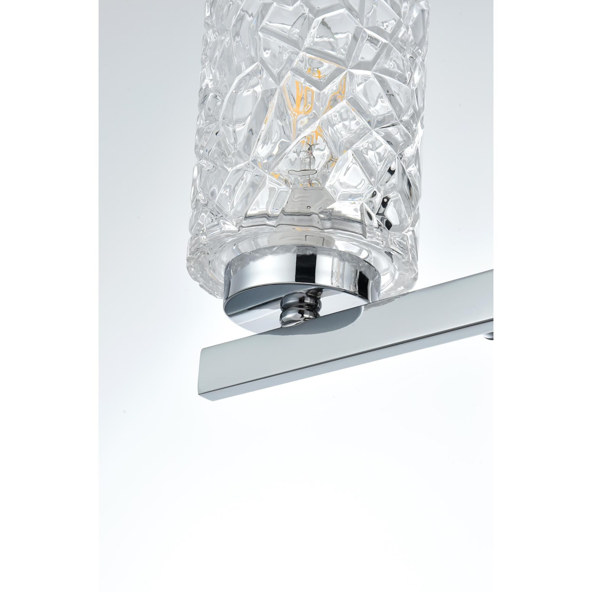 Shown in Chrome And Clear finish