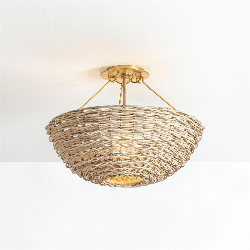 Campo 18 Inch Semi Flush Mount by Troy Lighting