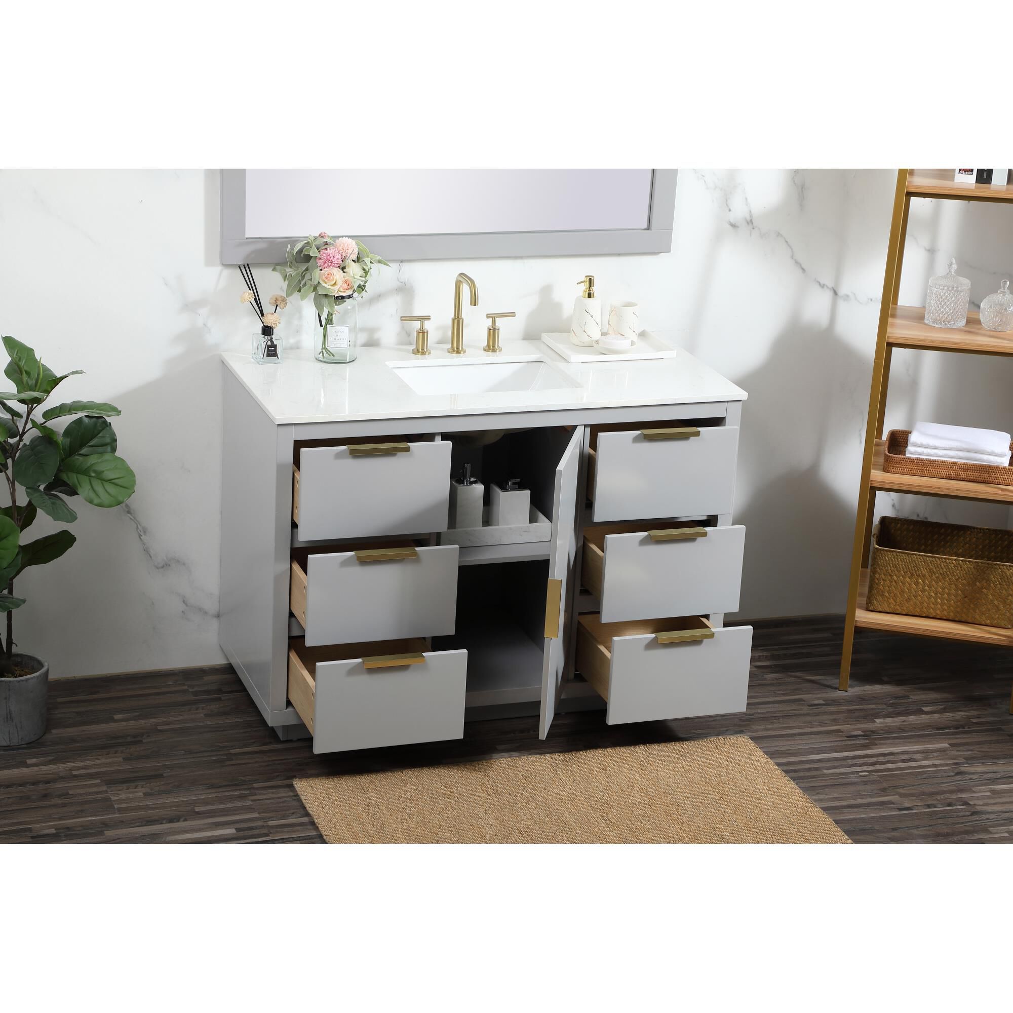 Blake 48 Inch Bath Vanity by Elegant Decor