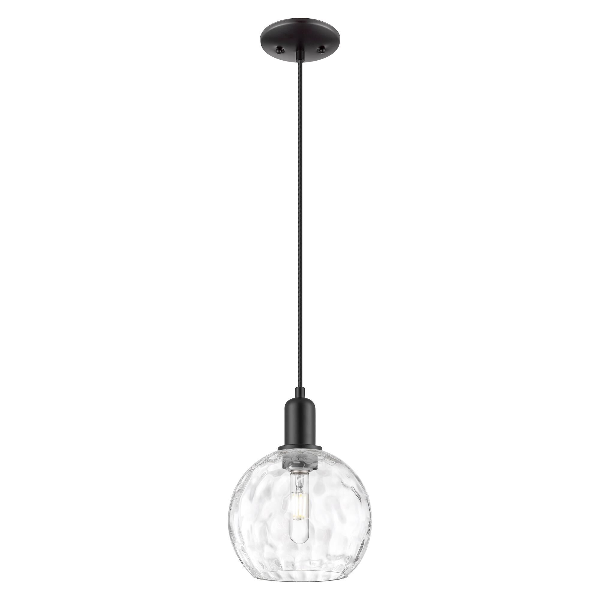 Shown in Matte Black finish and Clear Water glass