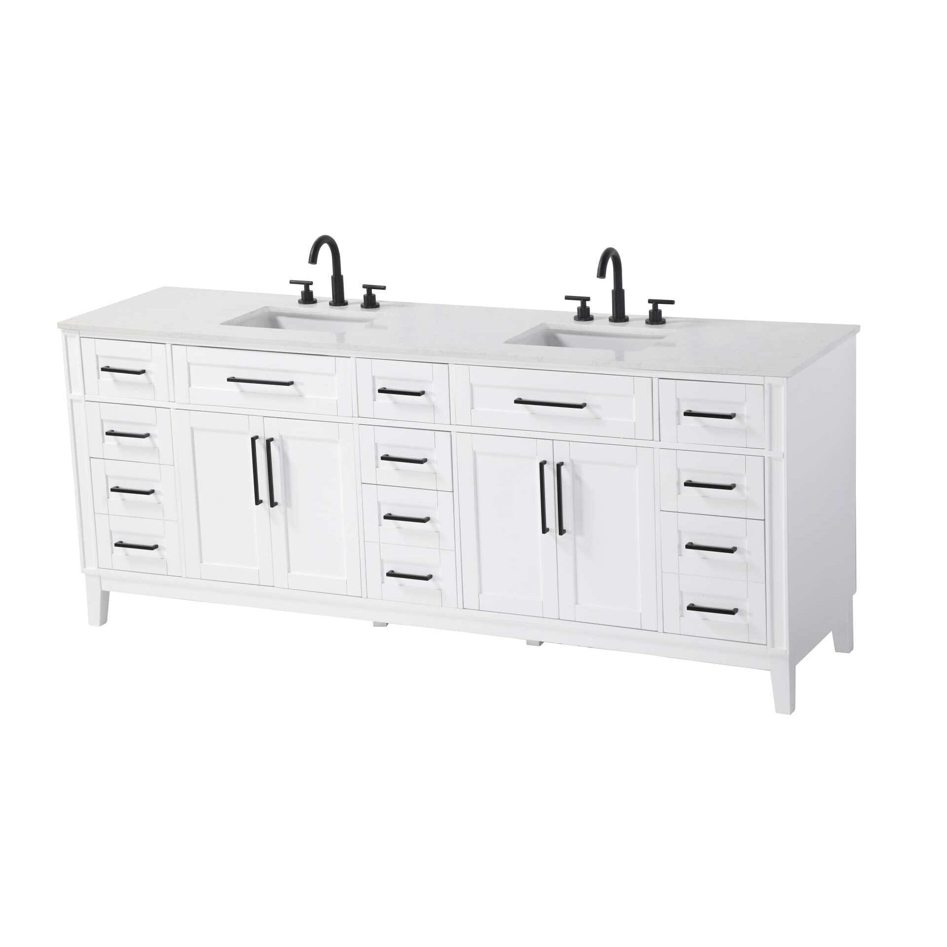 Virginia 84 Inch Bath Vanity by Elegant Decor