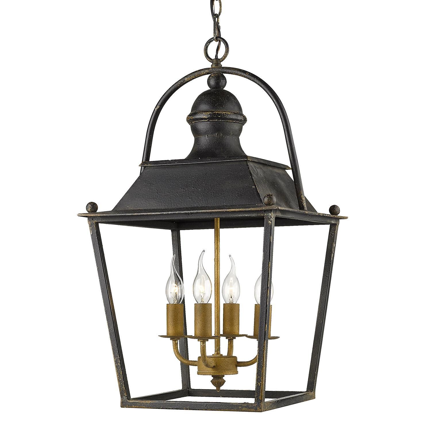 Christoff Cage Pendant by Golden Lighting