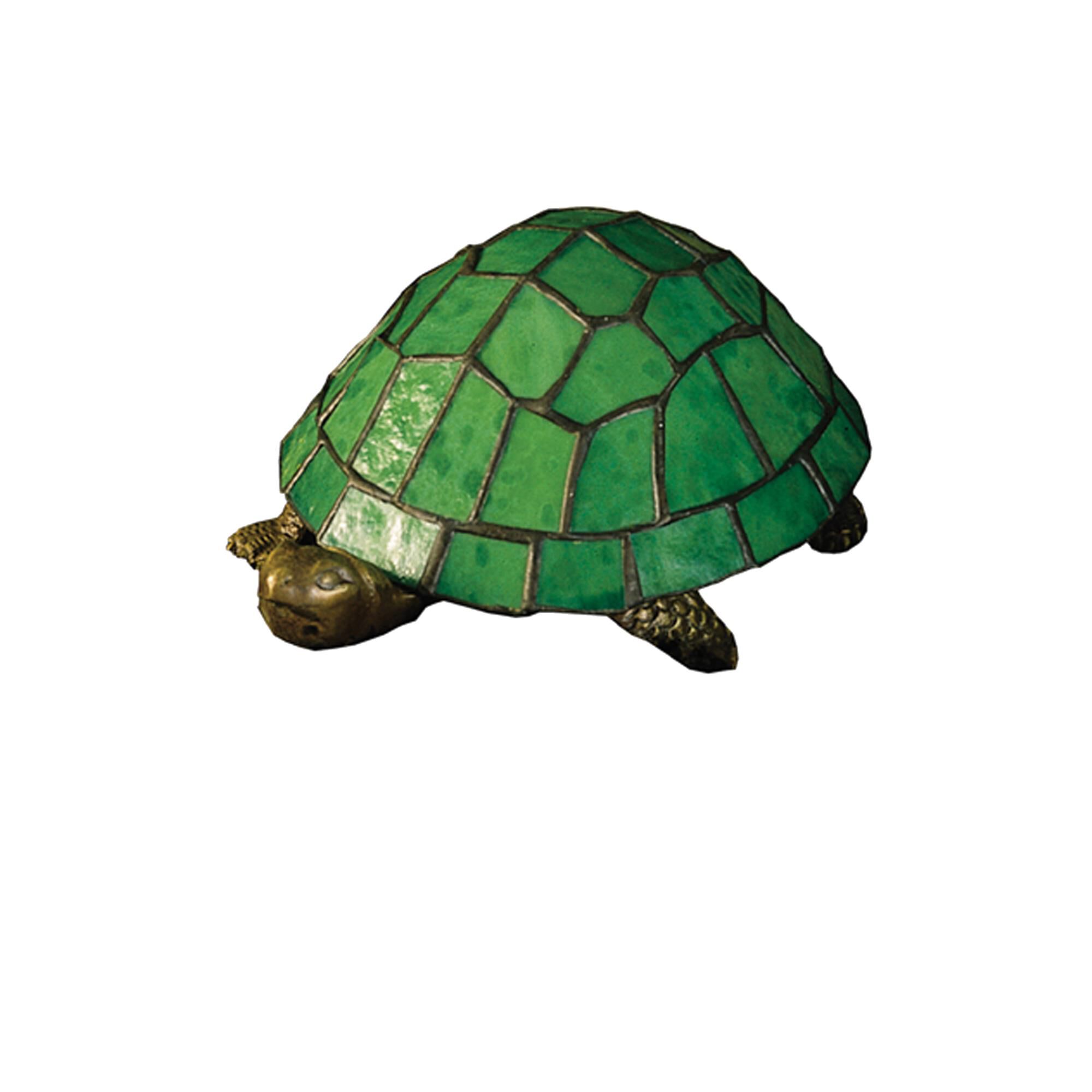 Turtle Tiffany Glass 4 Inch Accent Lamp by Meyda Lighting