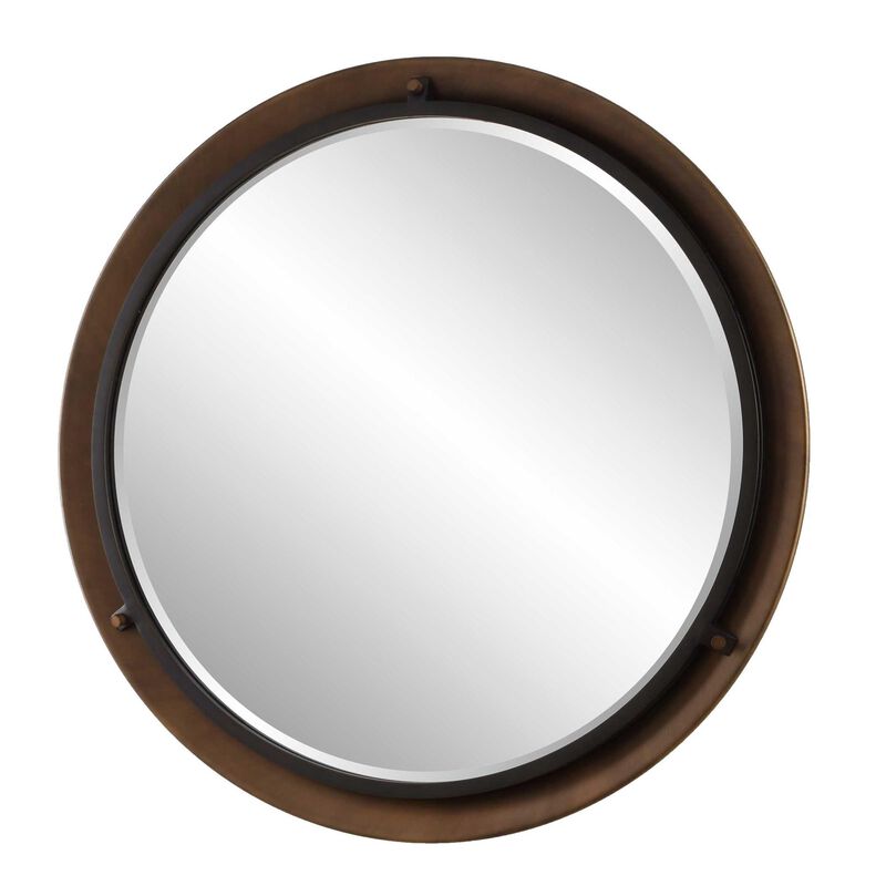 Porthole Medium Decorative Mirror by Uttermost