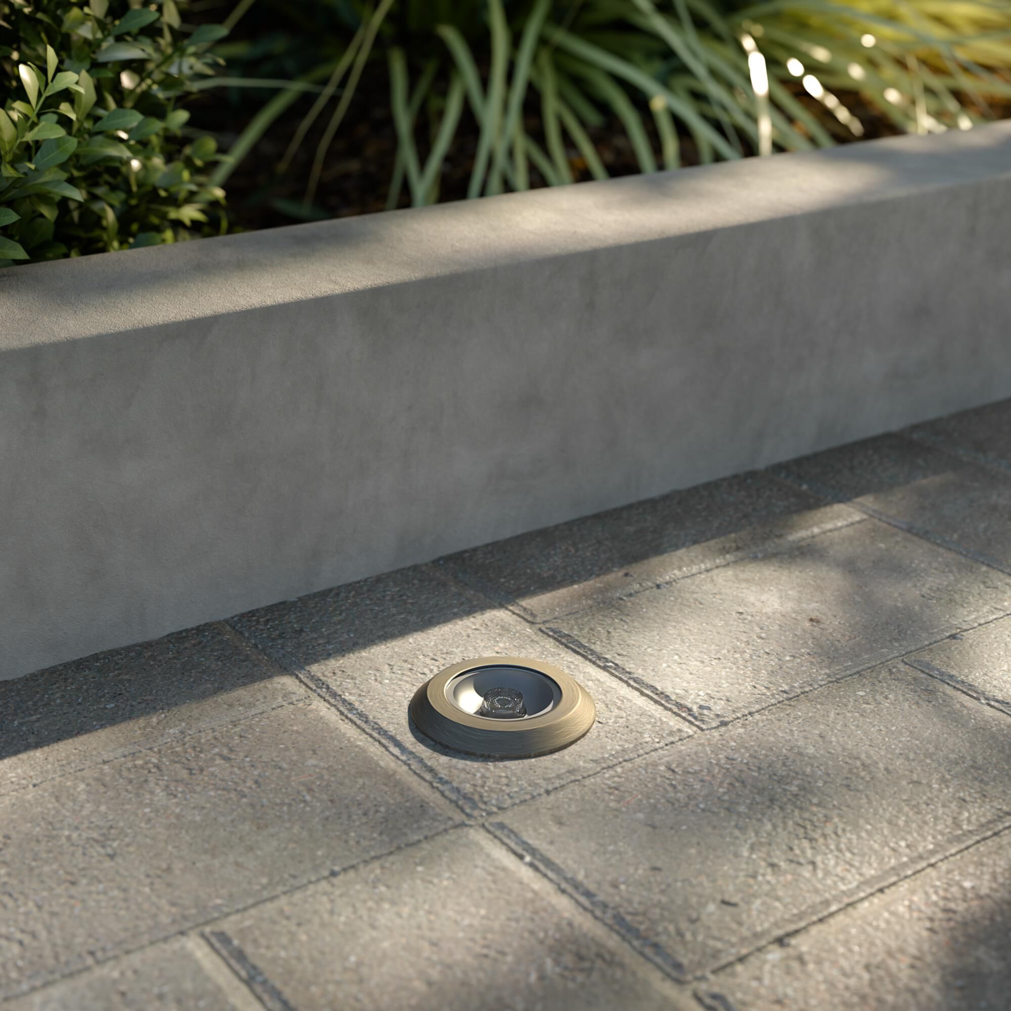 Shown in Centennial Brass finish and Tempered glass